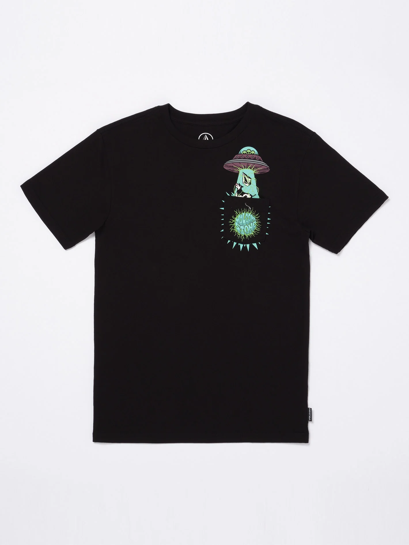 Udder Space T-Shirt - Black - (KIDS) - Image 2