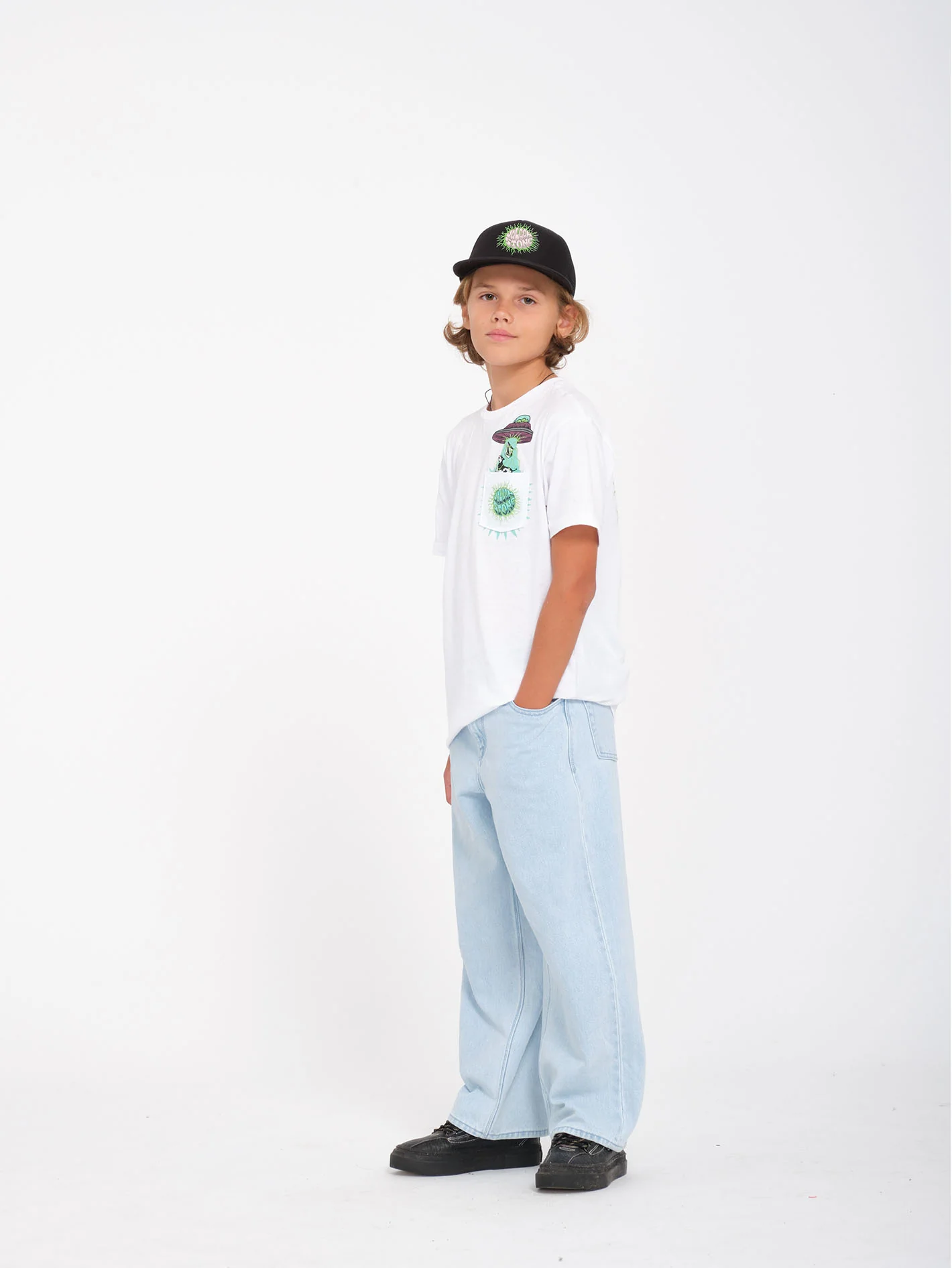 Udder Space T-Shirt - White - (KIDS) - Image 3