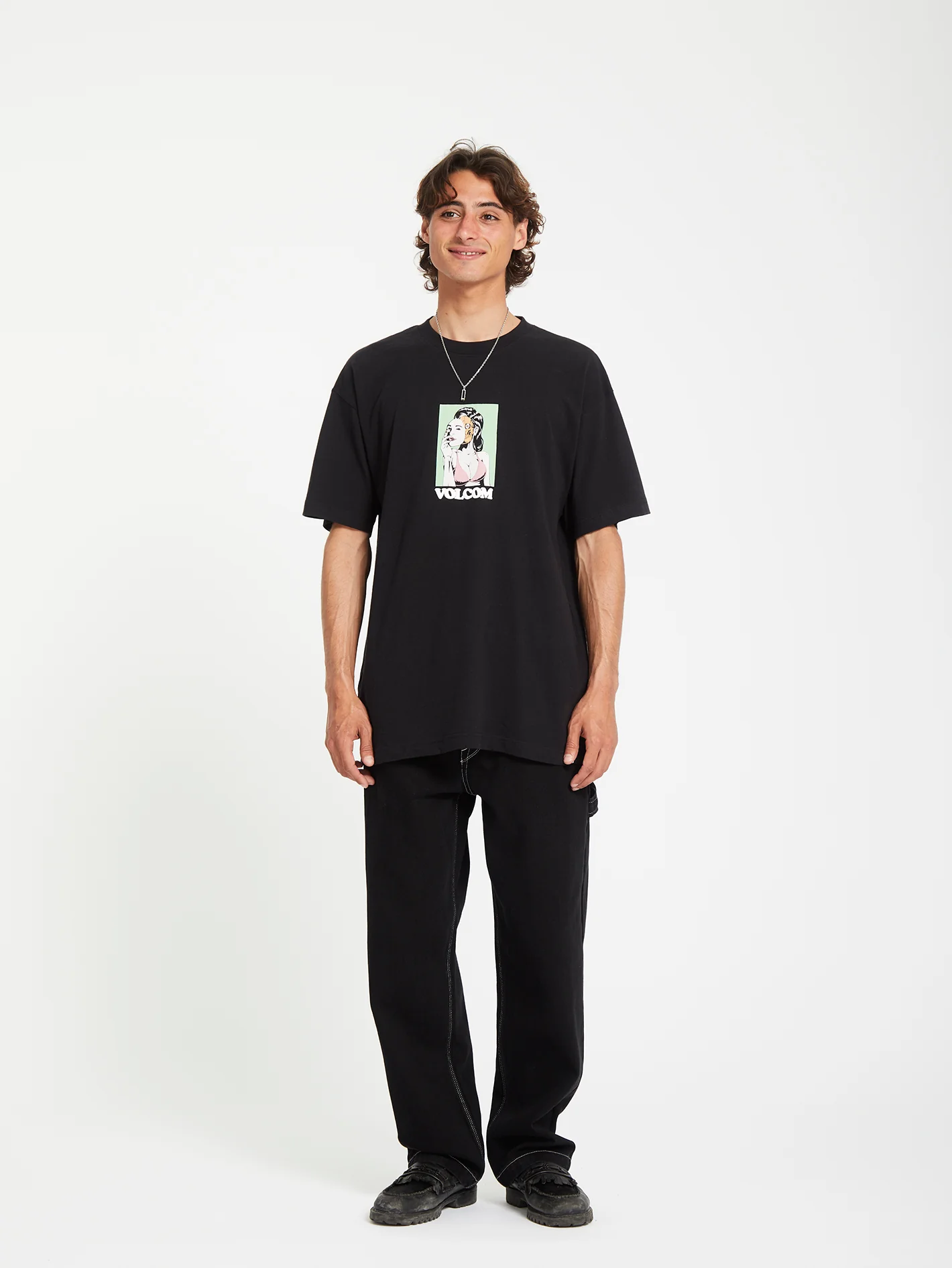 Underfaced T-Shirt - Black - Image 3