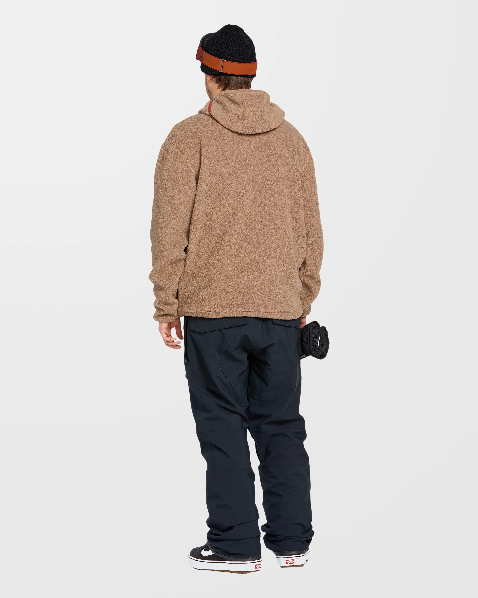 Untethered Balaclava Hoodie - Chestnut Brown - Image 4