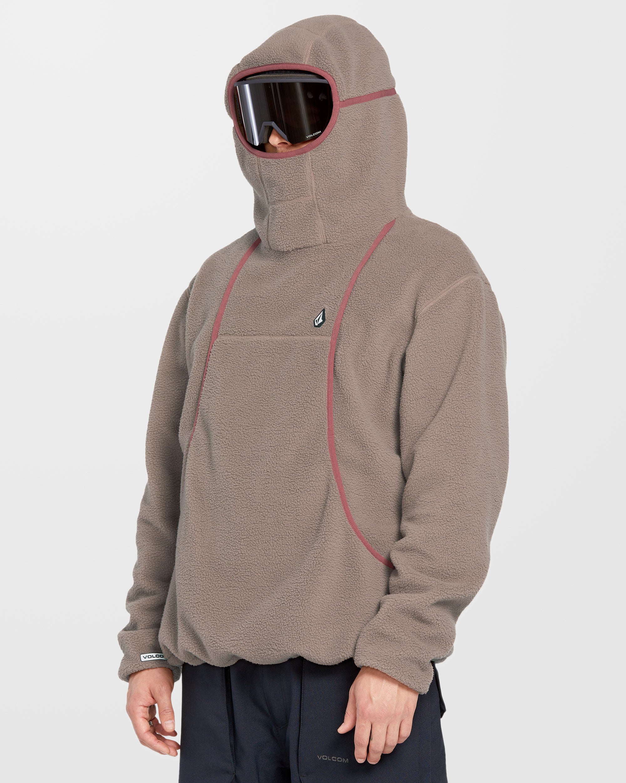 Untethered Balaclava Hoodie - Chestnut Brown - Image 5