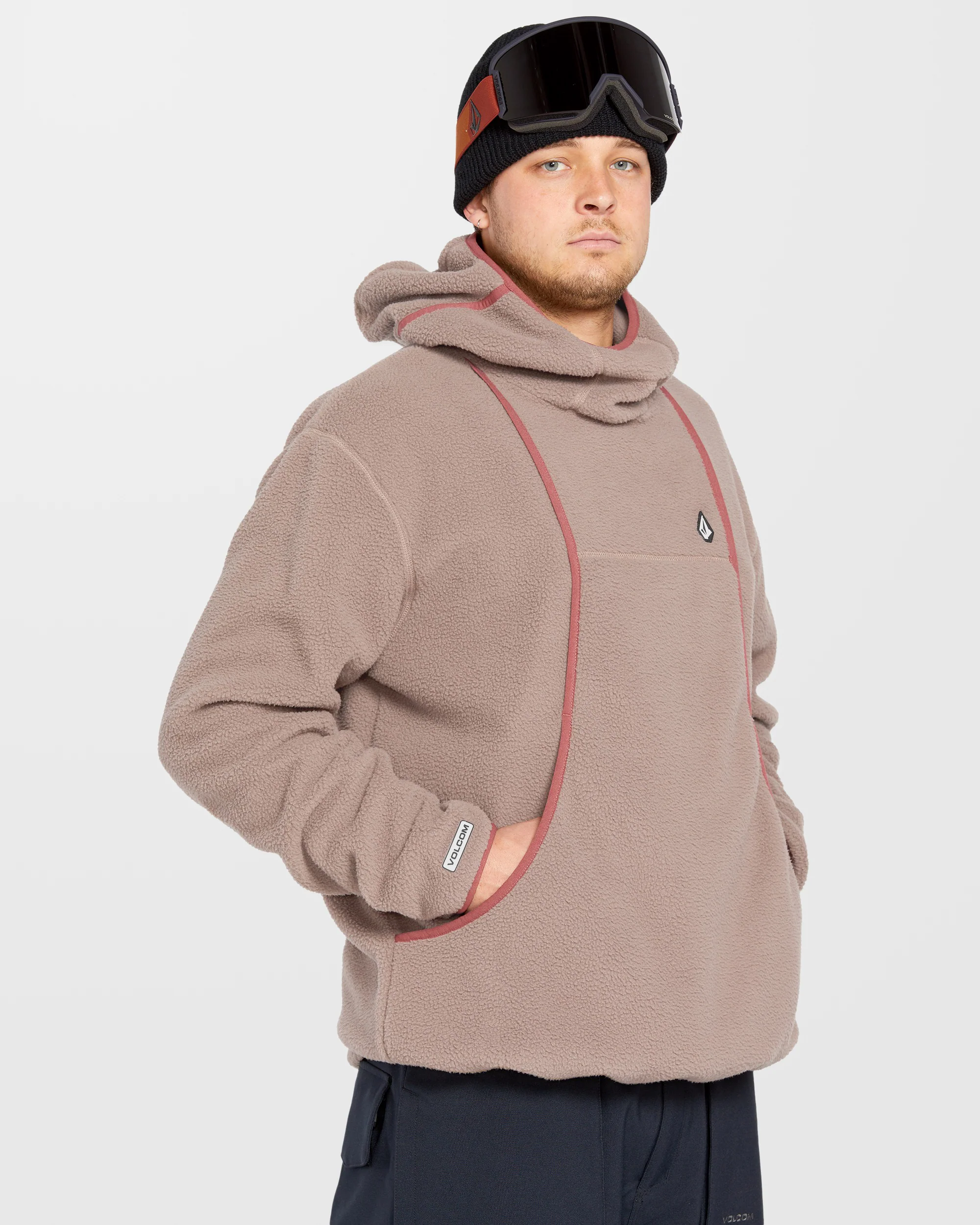 Untethered Balaclava Hoodie - Chestnut Brown - Image 6