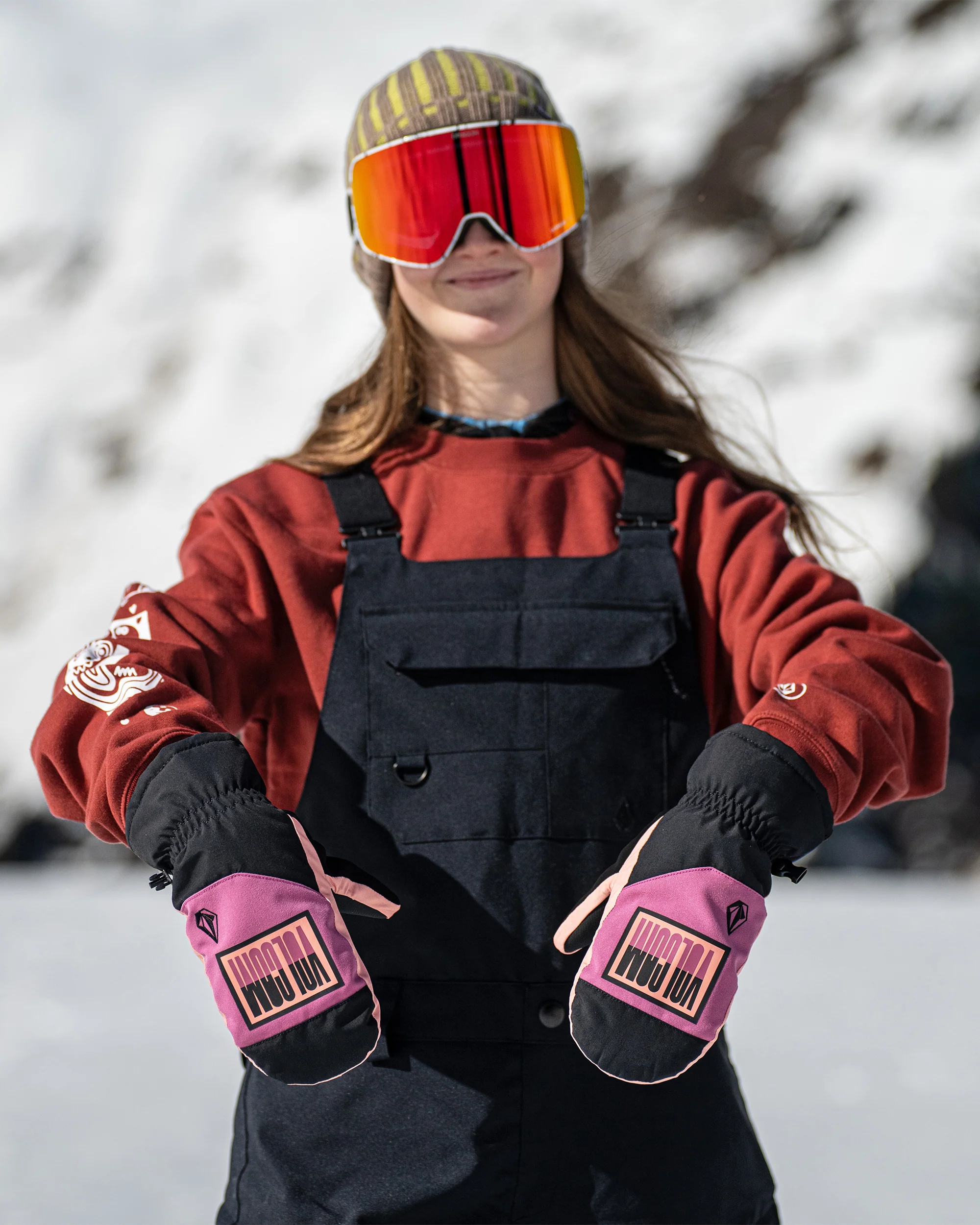 Upland Mittens - Blurred Violet - Image 2