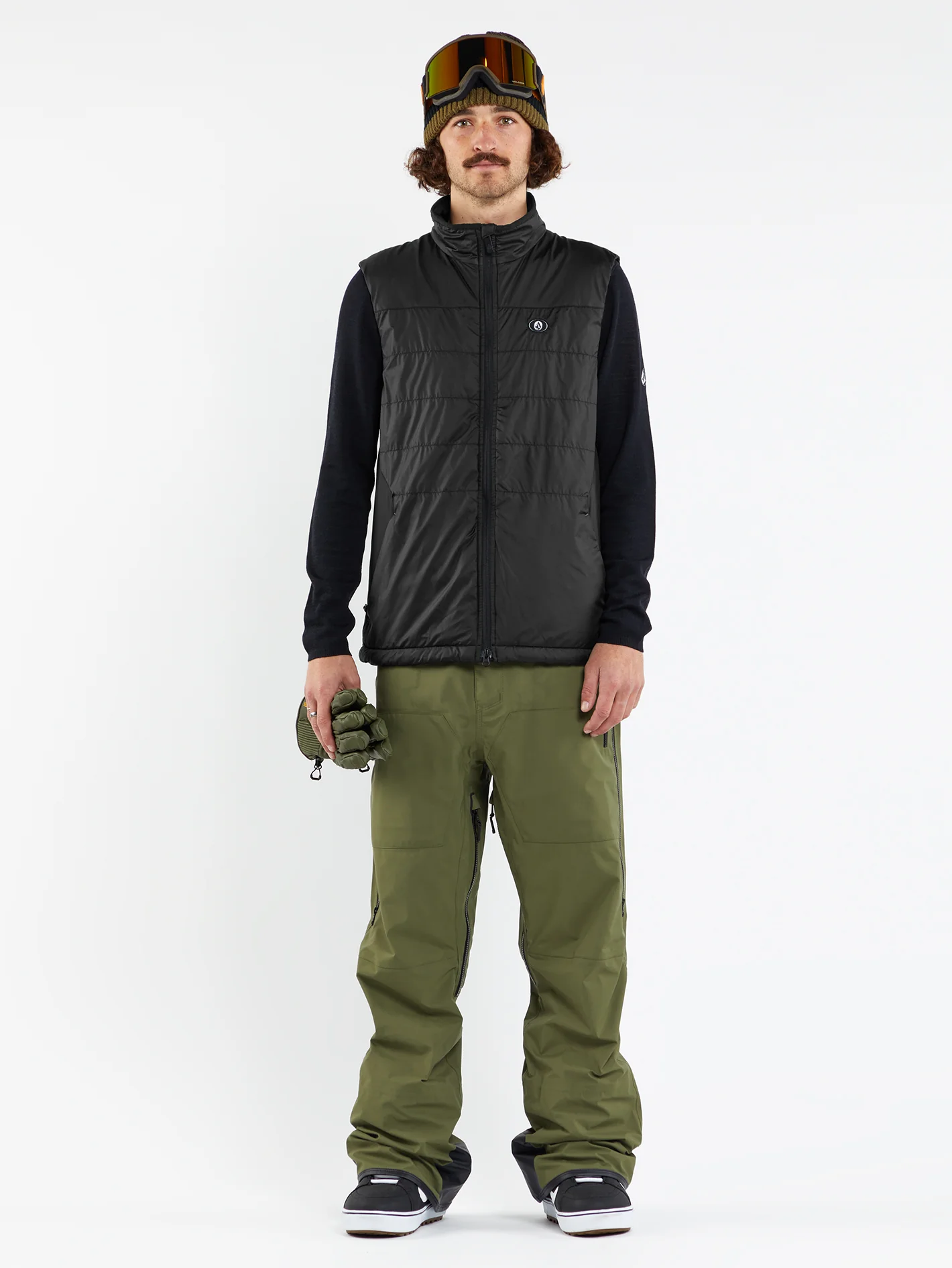 Utility Puff Vest - BLACK - Image 7