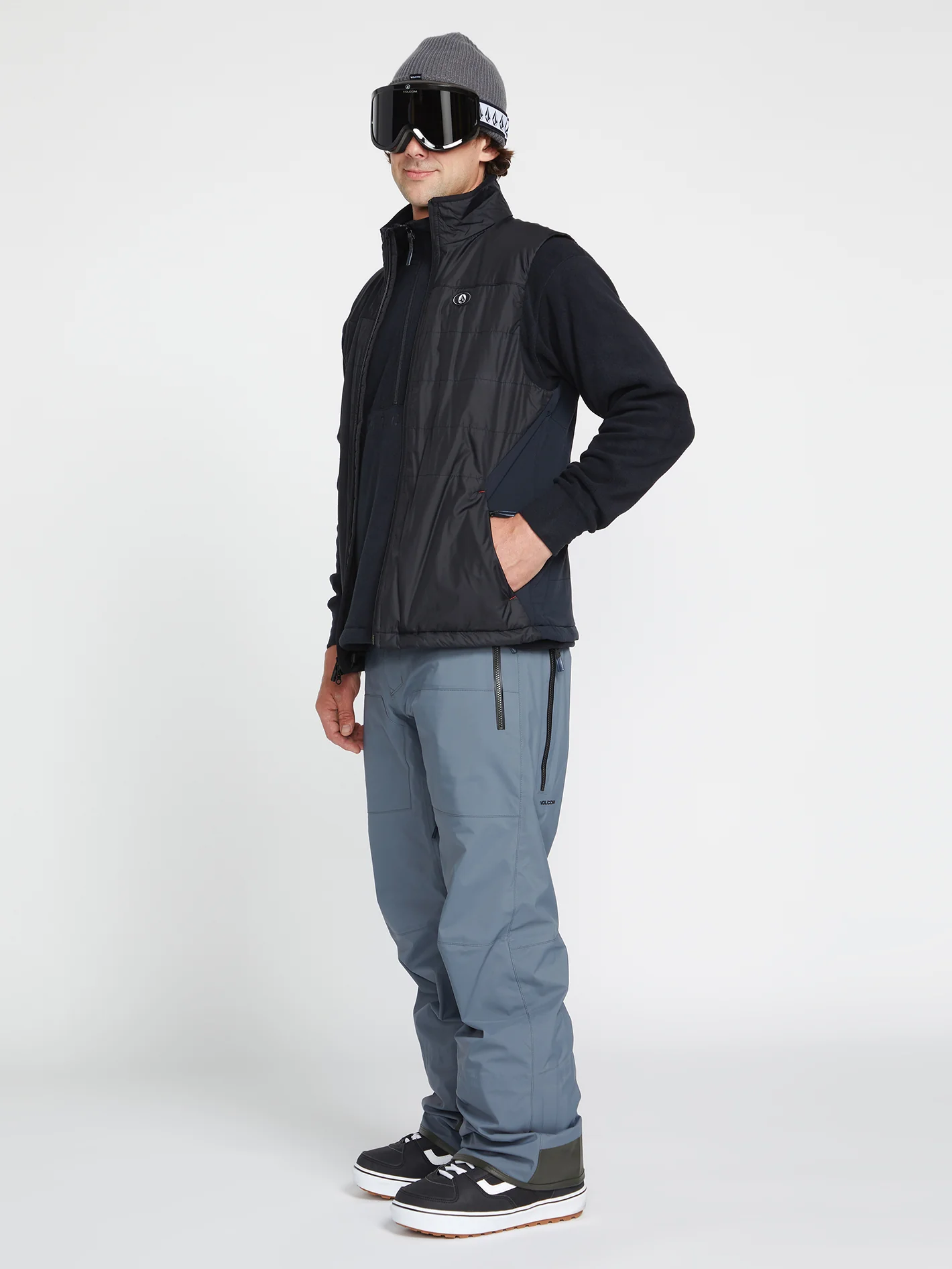 Utility Puff Vest - Black - Image 7