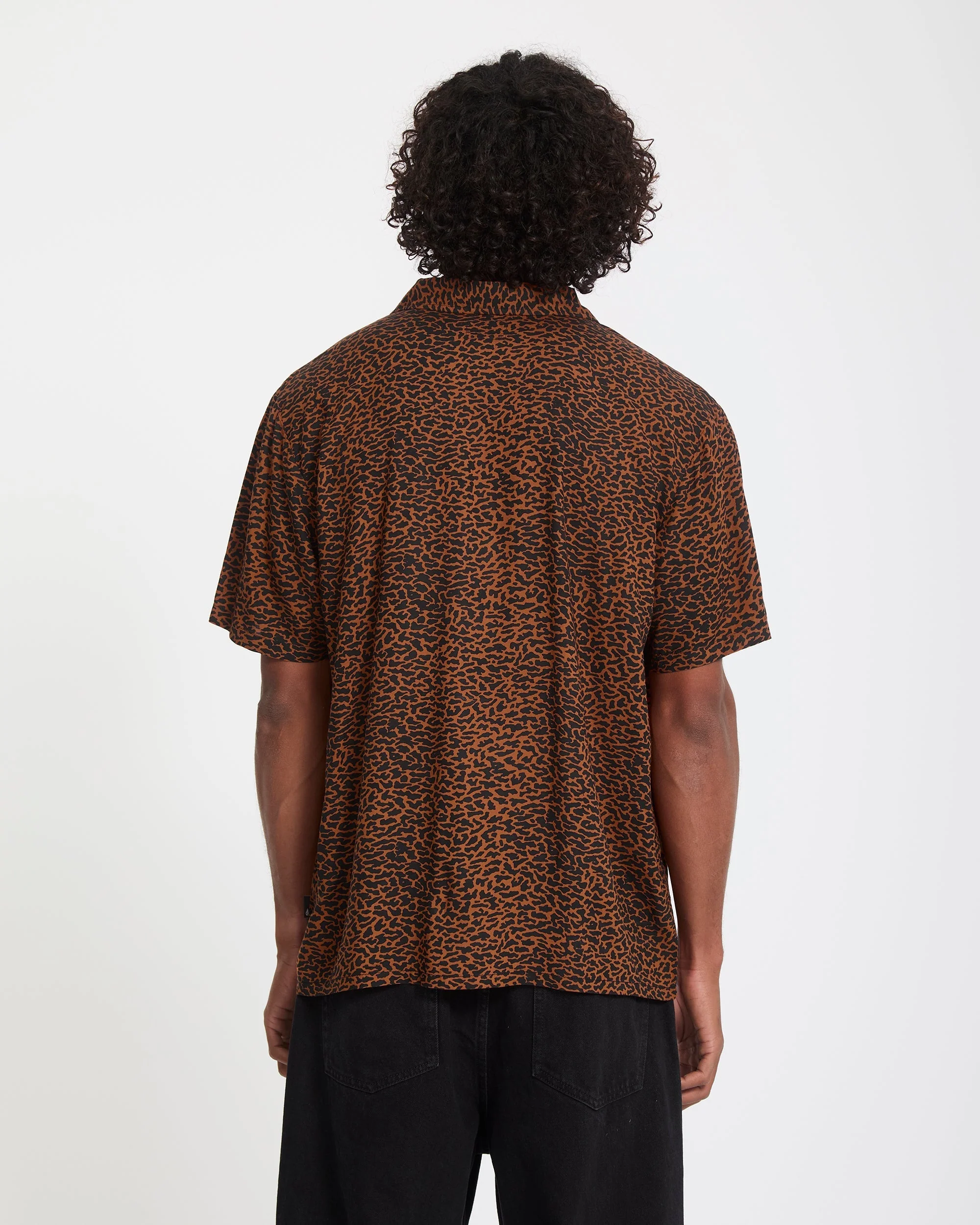 Utopias Print Shirt - Brown Horn - Image 2