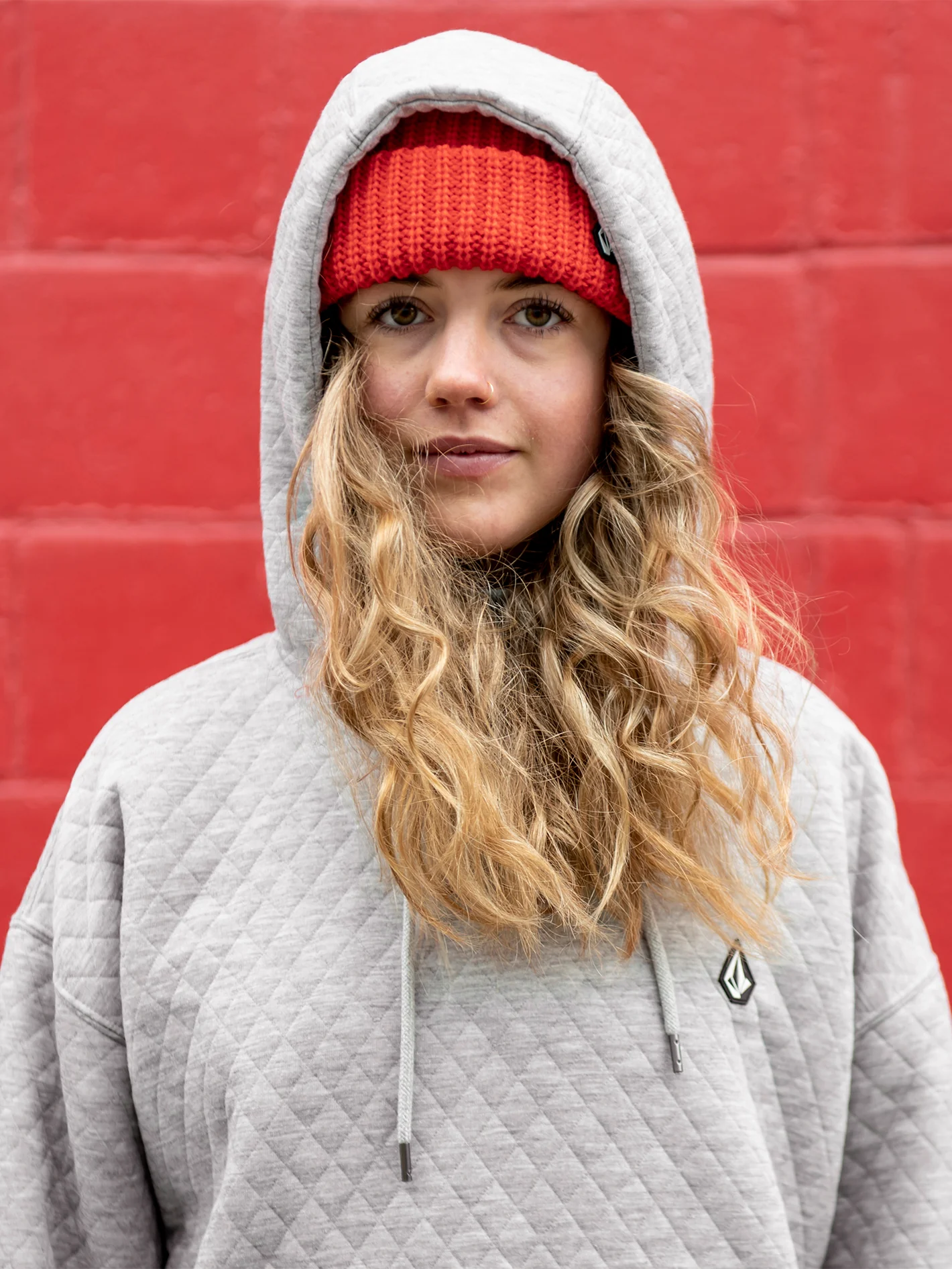 V.Co Air Layer Thermal Hoodie - HEATHER GREY - Image 4