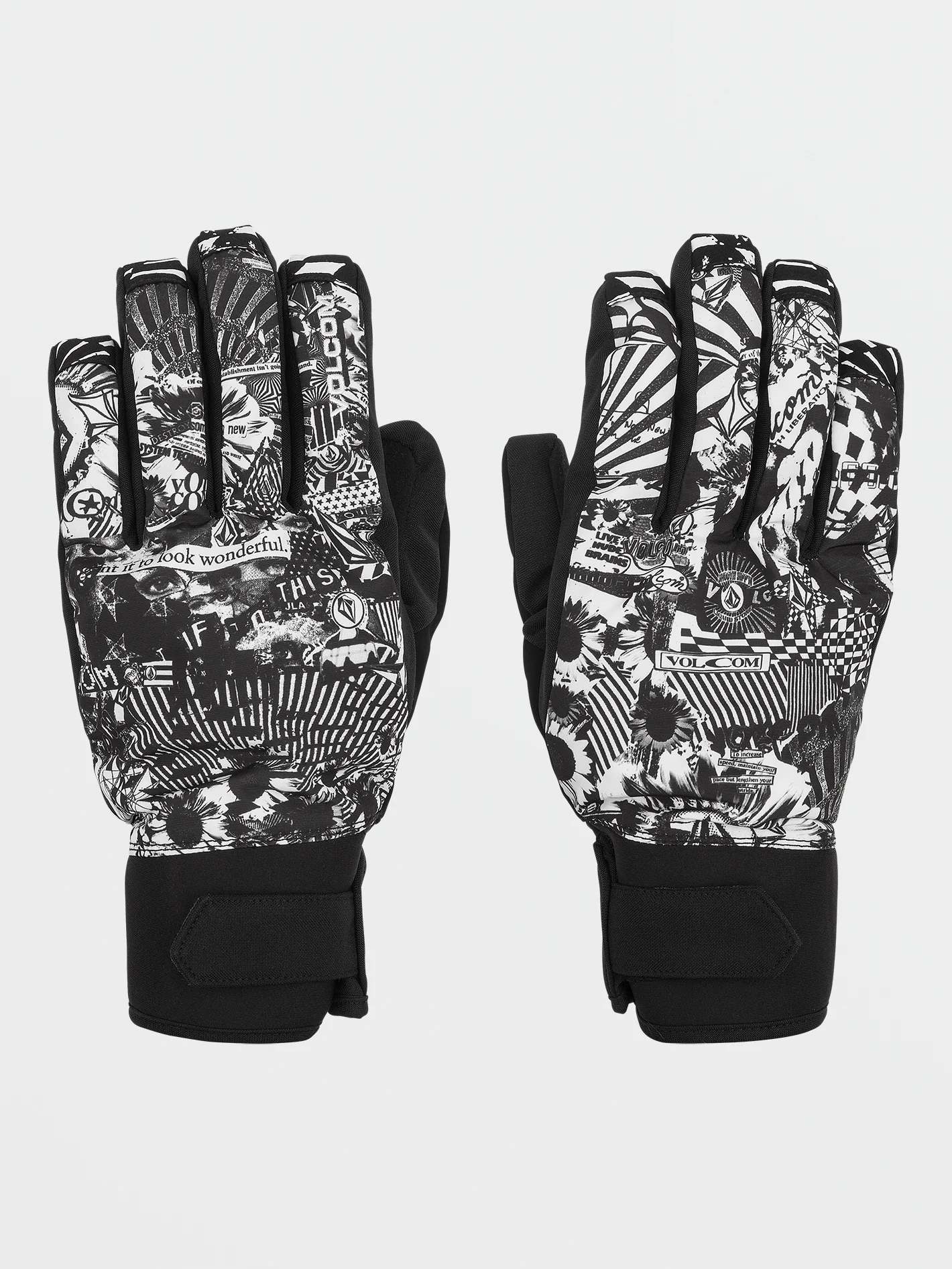 V.Co Nyle Gloves - Black White