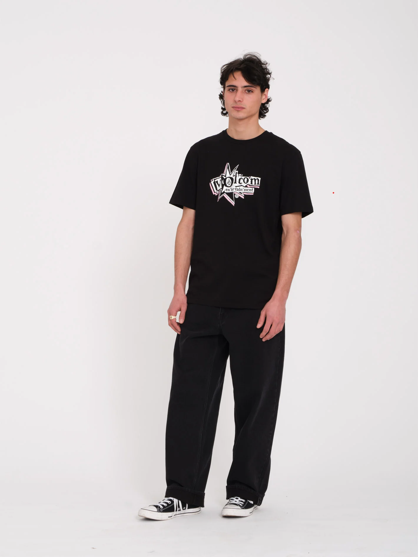 V Entertainment T-shirt - BLACK - Image 4