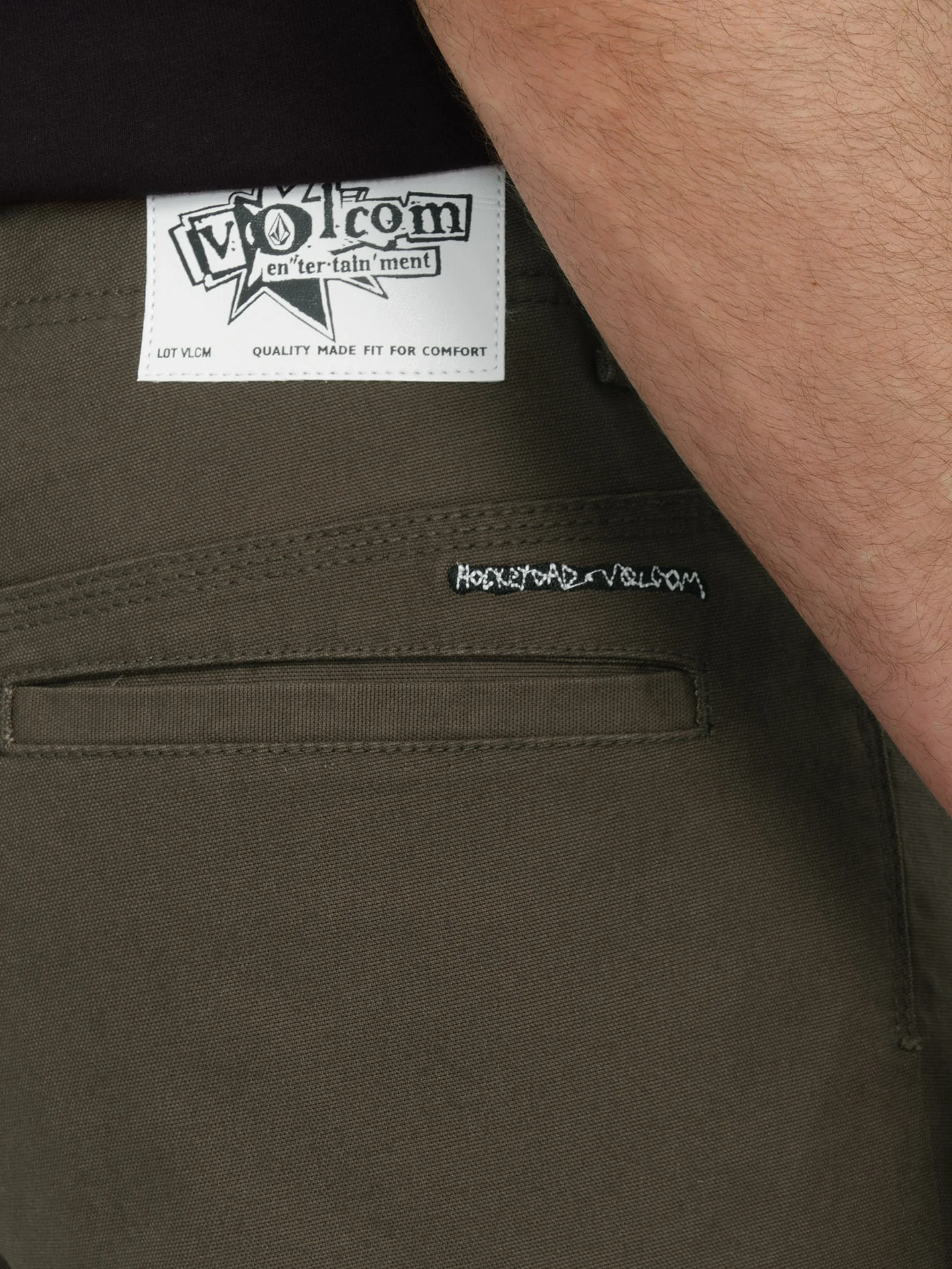 V Ent Hockey Dad Trousers - WREN - Image 3
