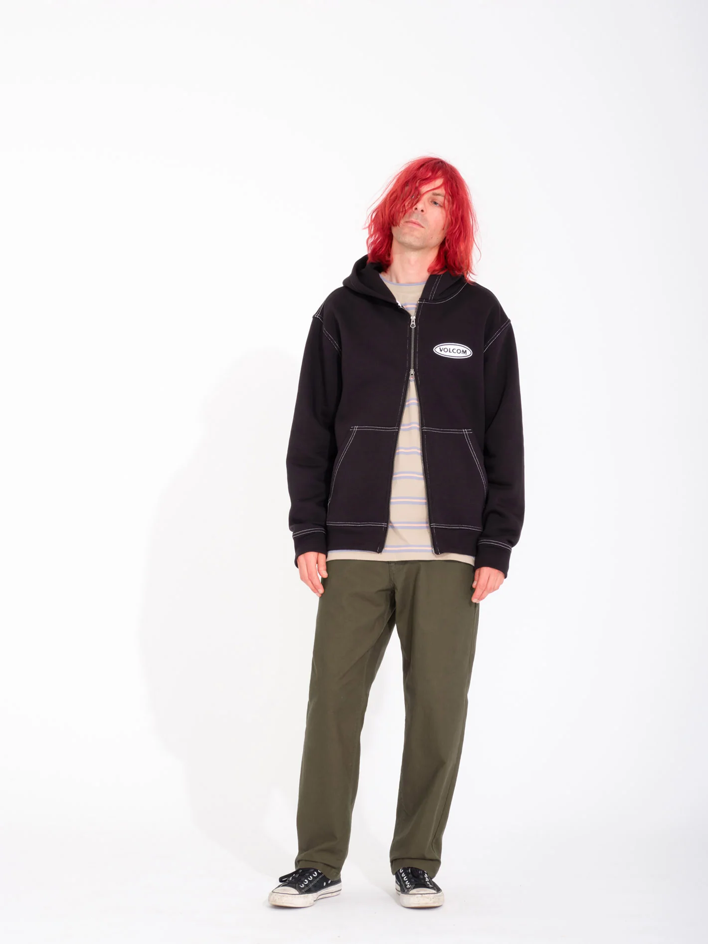 V Ent Hockey Dad Trousers - WREN - Image 5