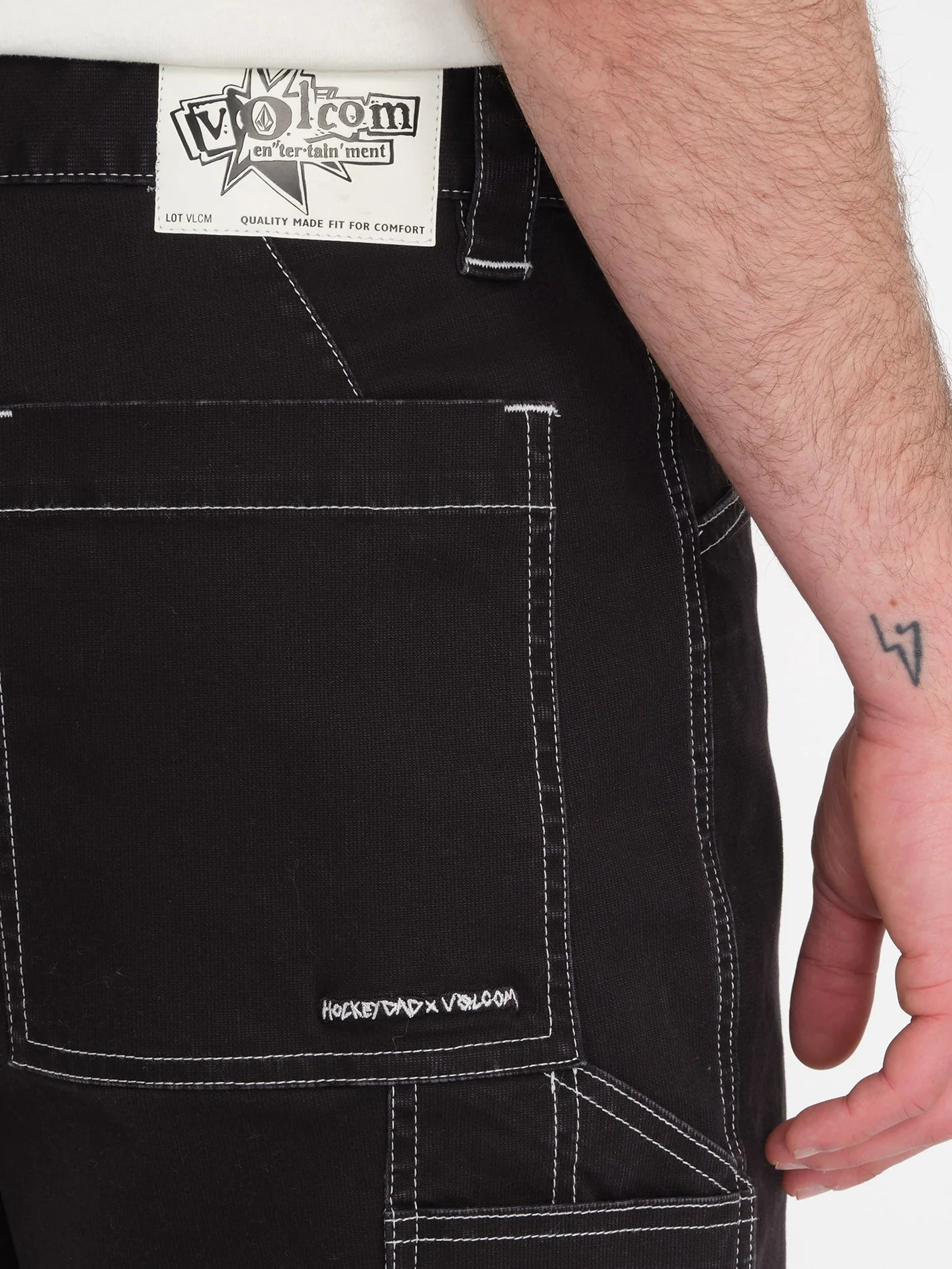 V Ent Hockey Dad 20" Short - BLACK - Image 3