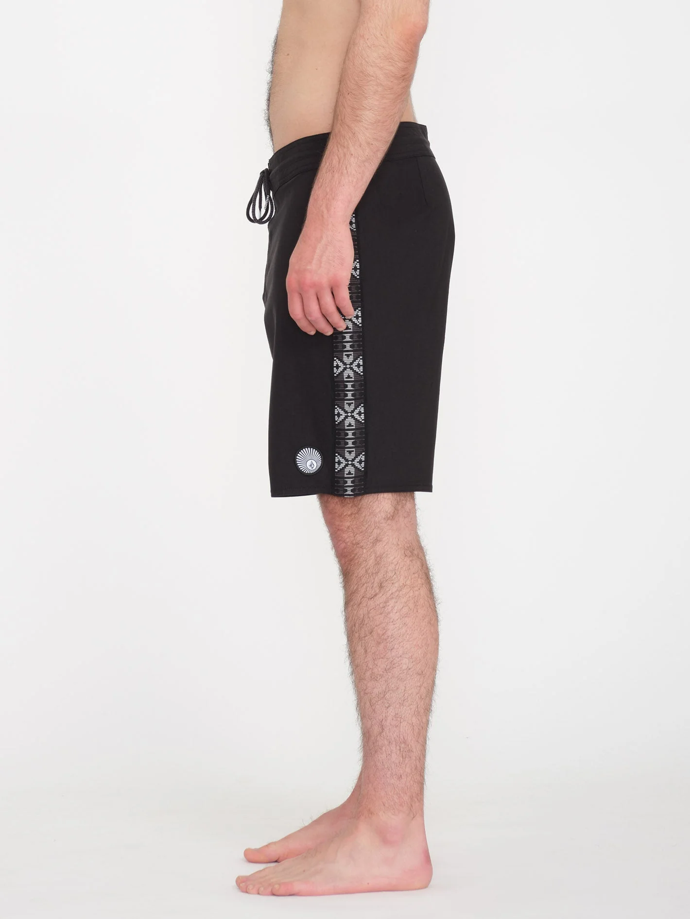 V Ent Hockey Dad Stoney 19" Boardshort - BLACK - Image 3