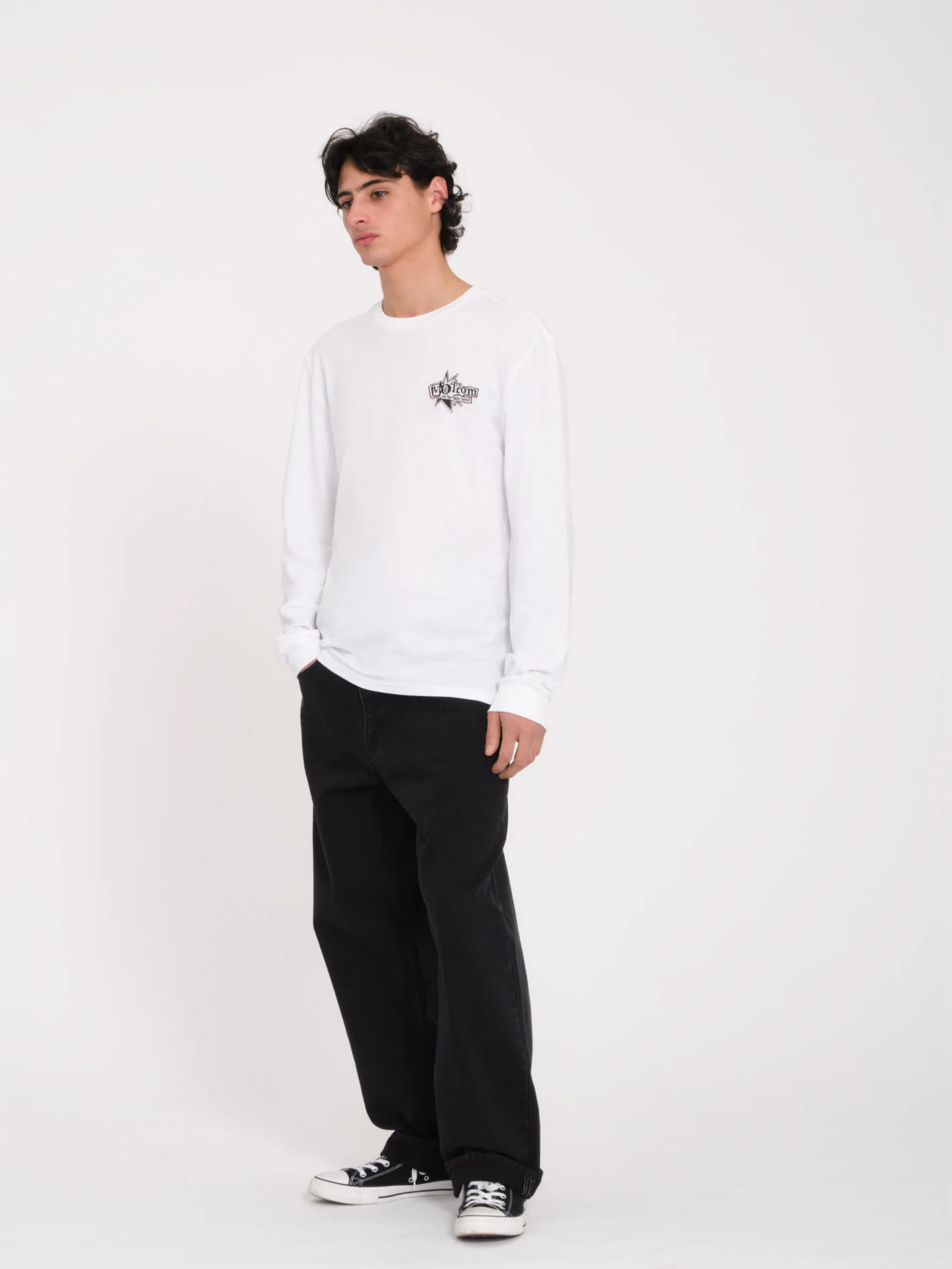 Volcom Entertainment T-shirt - WHITE - Image 2