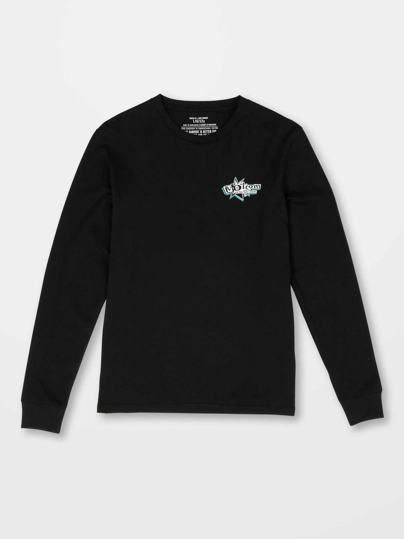 Volcom Ent T-shirt - BLACK - (KIDS) - Image 2