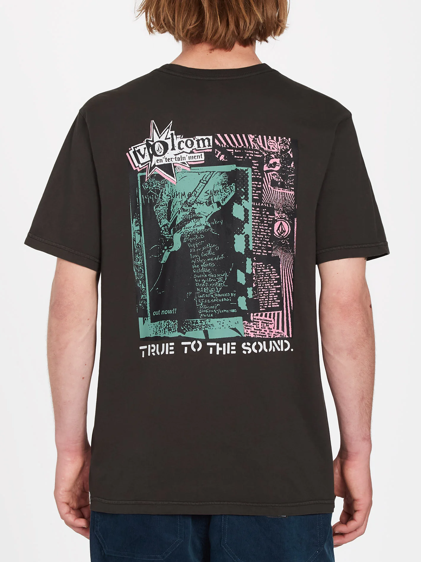 V Entertainment T-shirt - RINSED BLACK