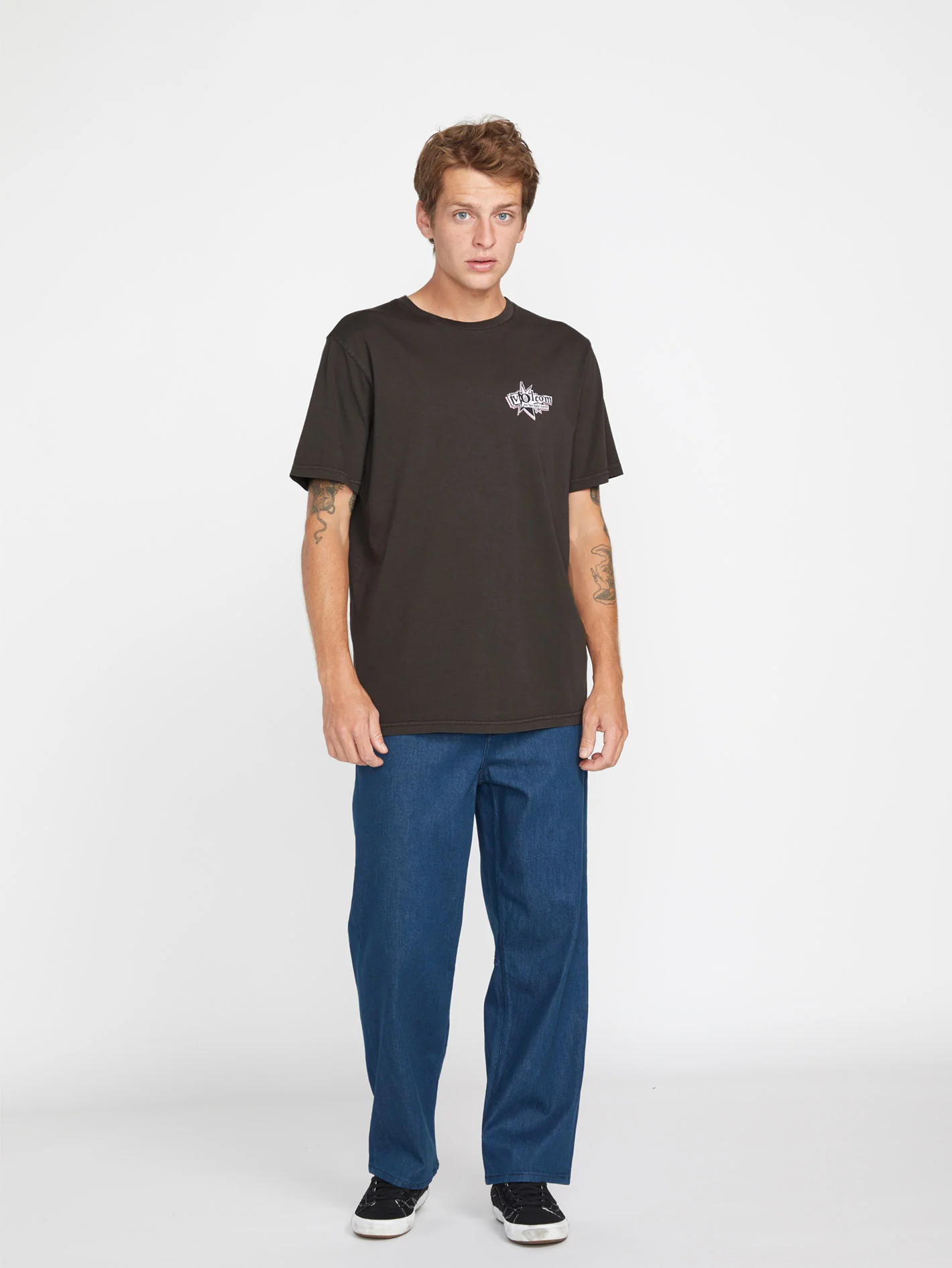 V Entertainment T-shirt - RINSED BLACK - Image 3