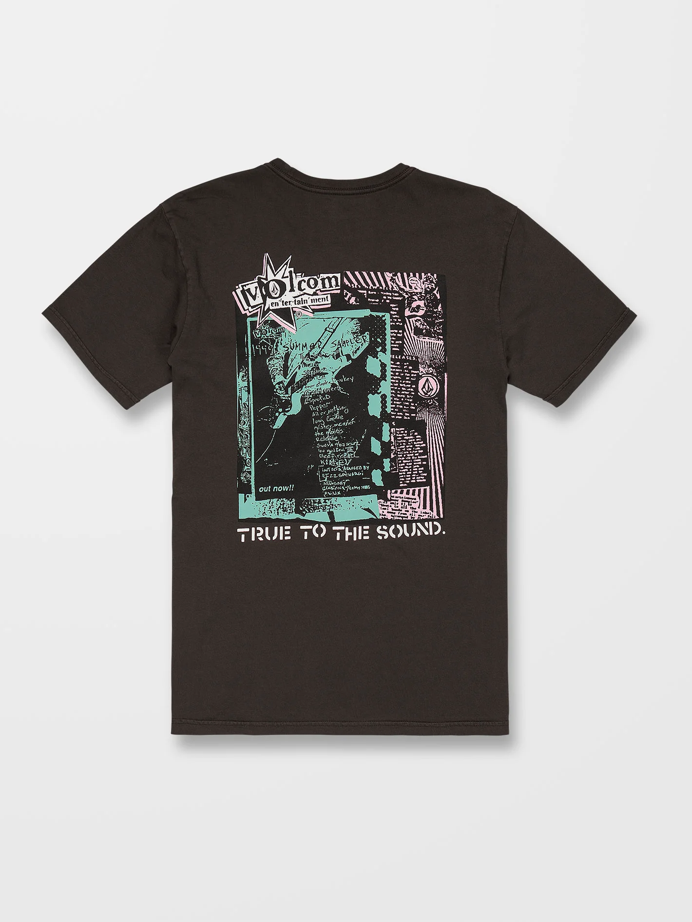 V Entertainment T-shirt - RINSED BLACK - Image 6