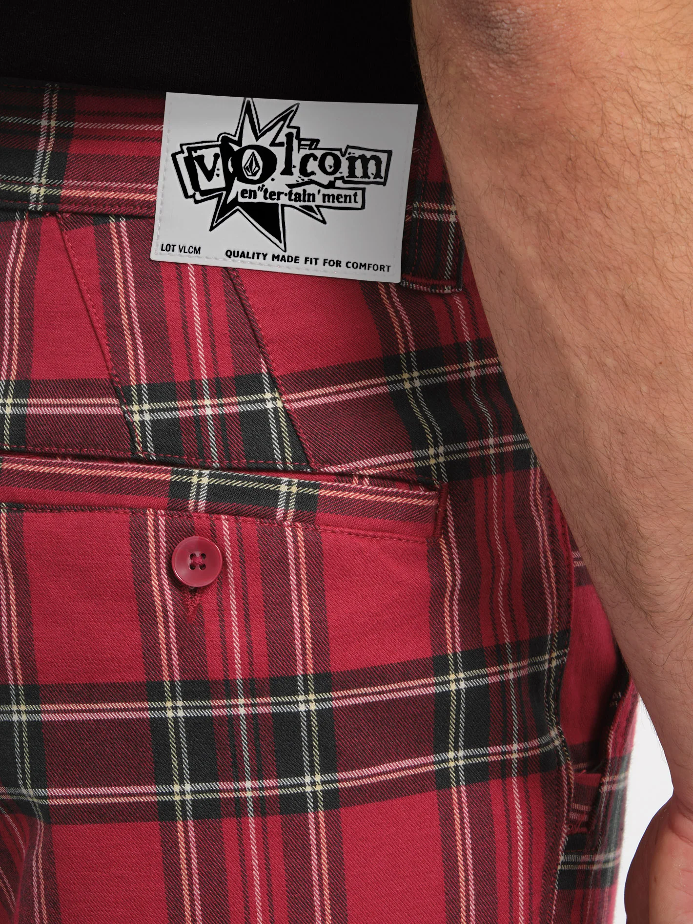 Volcom Ent Noa Deane Trousers - PLAID - Image 5