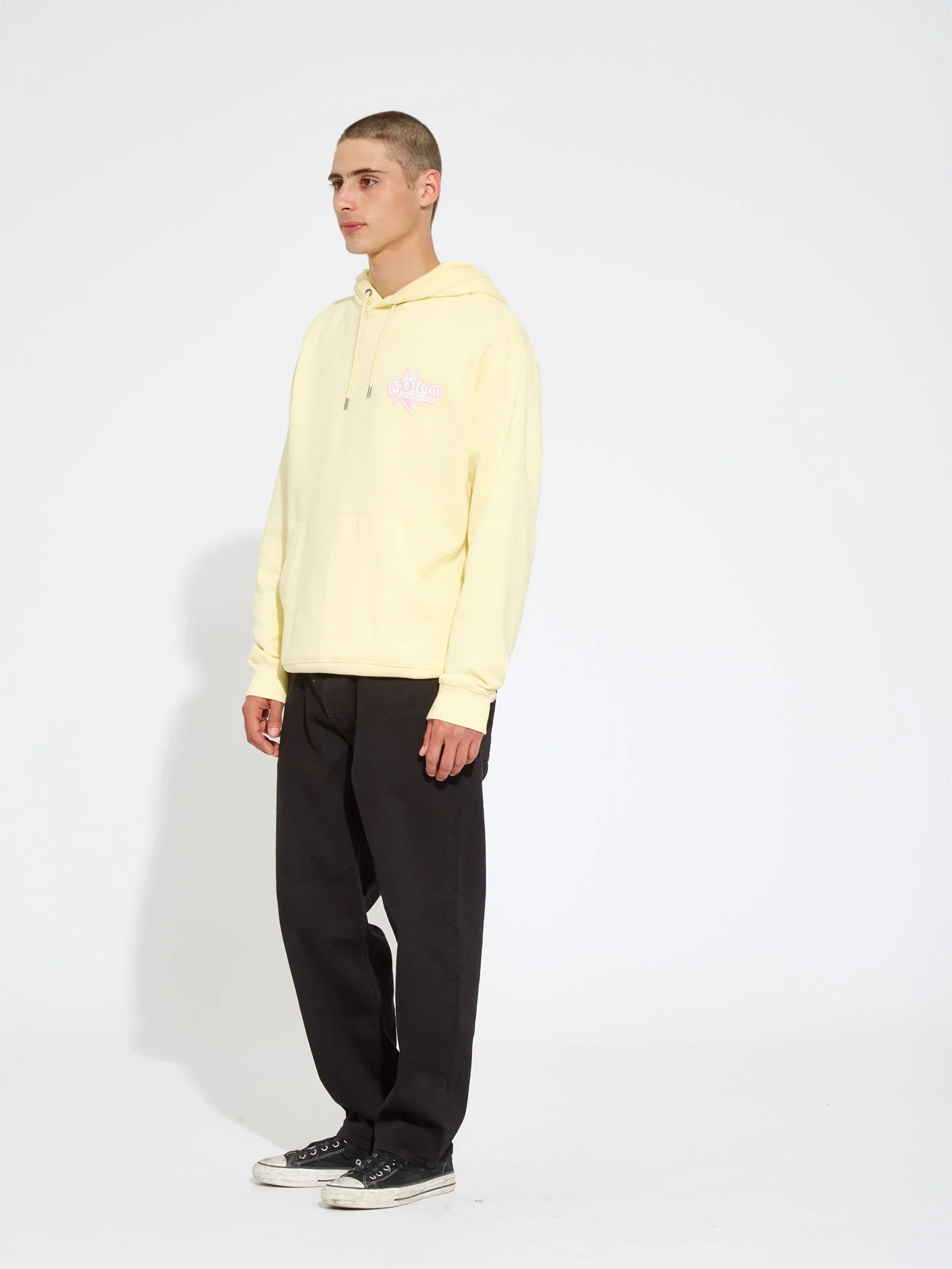 V Entertainment Hoodie - DAWN YELLOW - Image 2