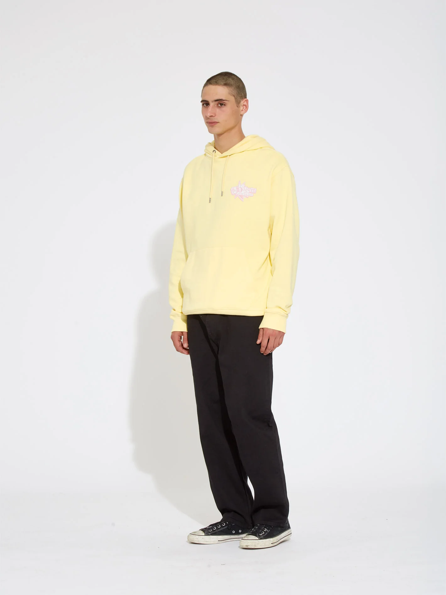 V Entertainment Hoodie - DAWN YELLOW - Image 5