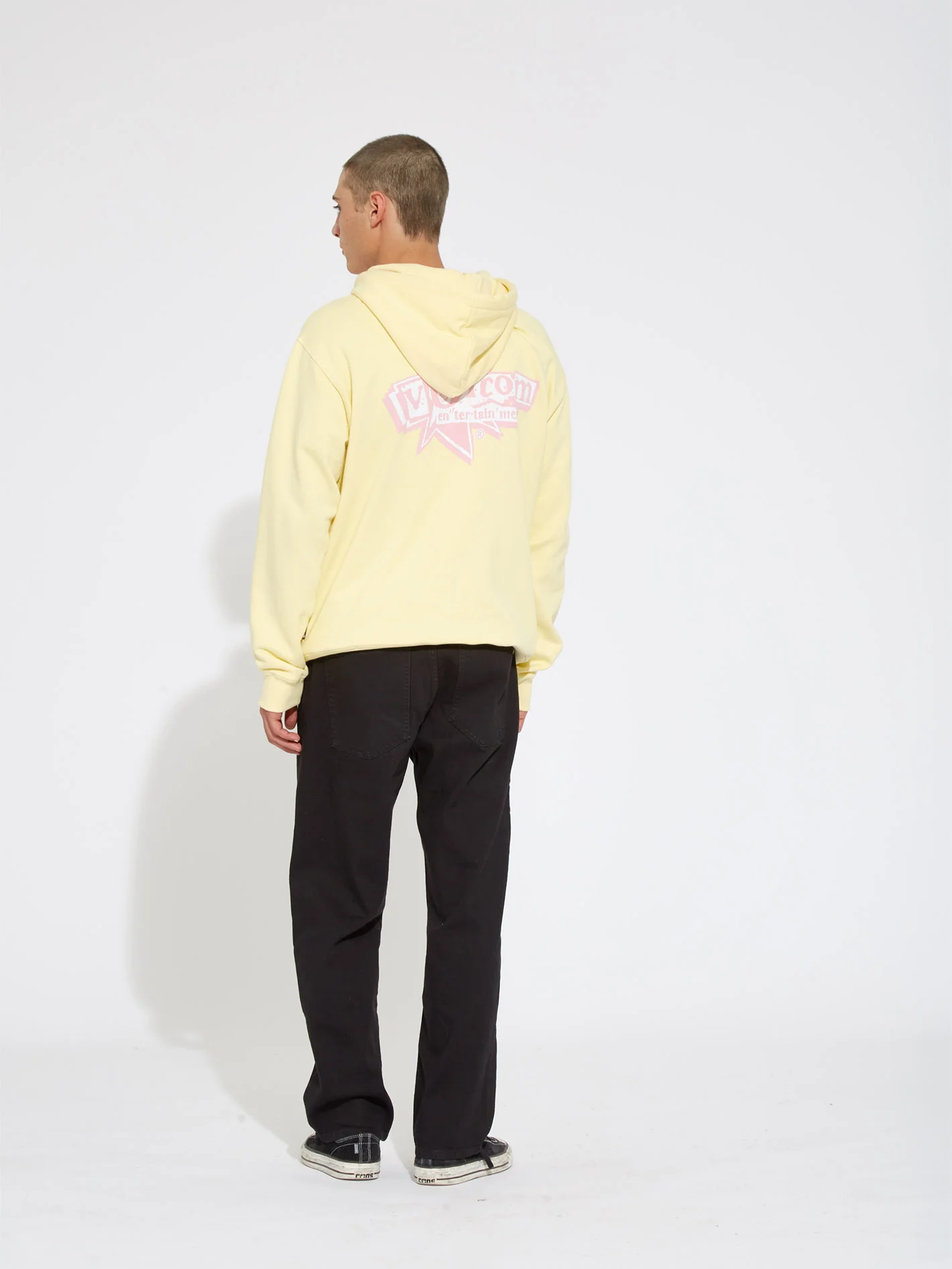 V Entertainment Hoodie - DAWN YELLOW - Image 6