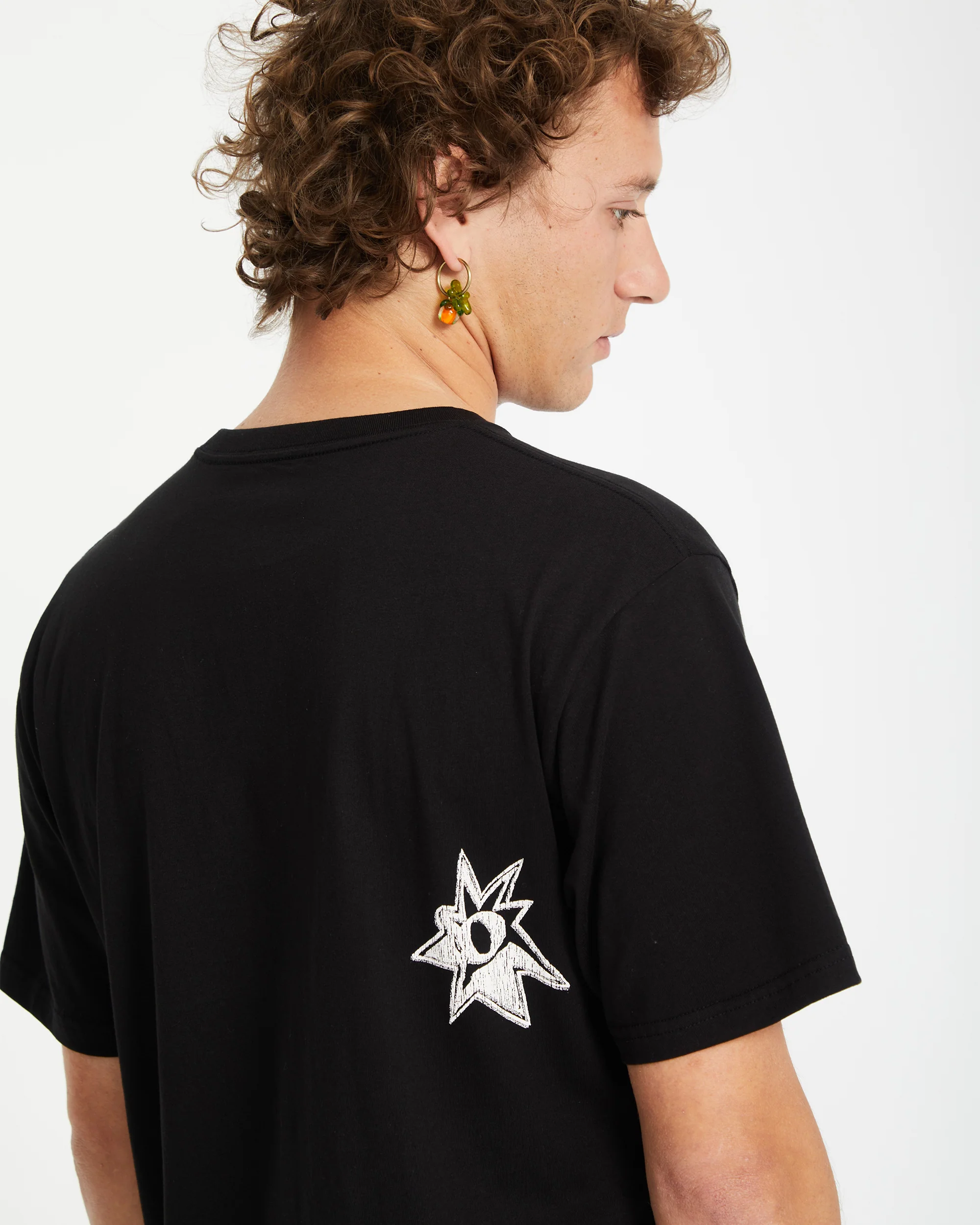 V Ent T-shirt - BLACK - Image 6