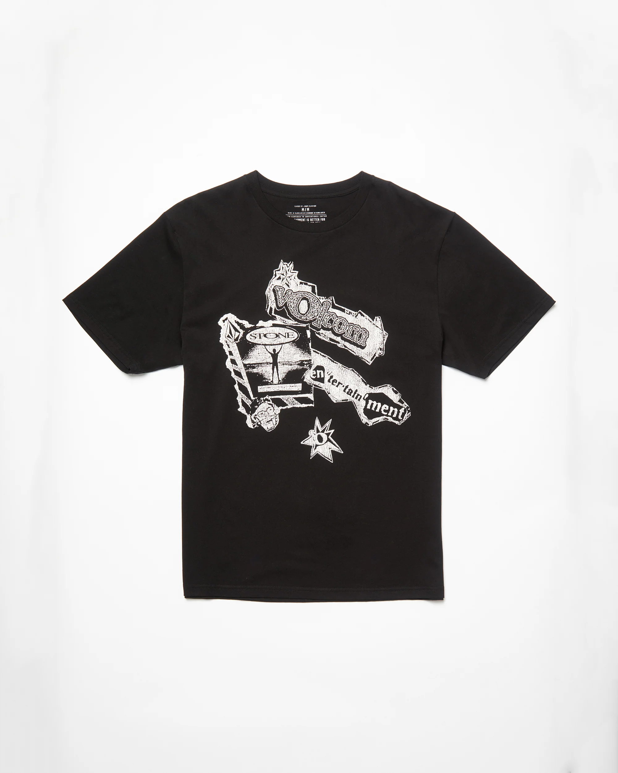 V Ent T-shirt - BLACK - Image 9