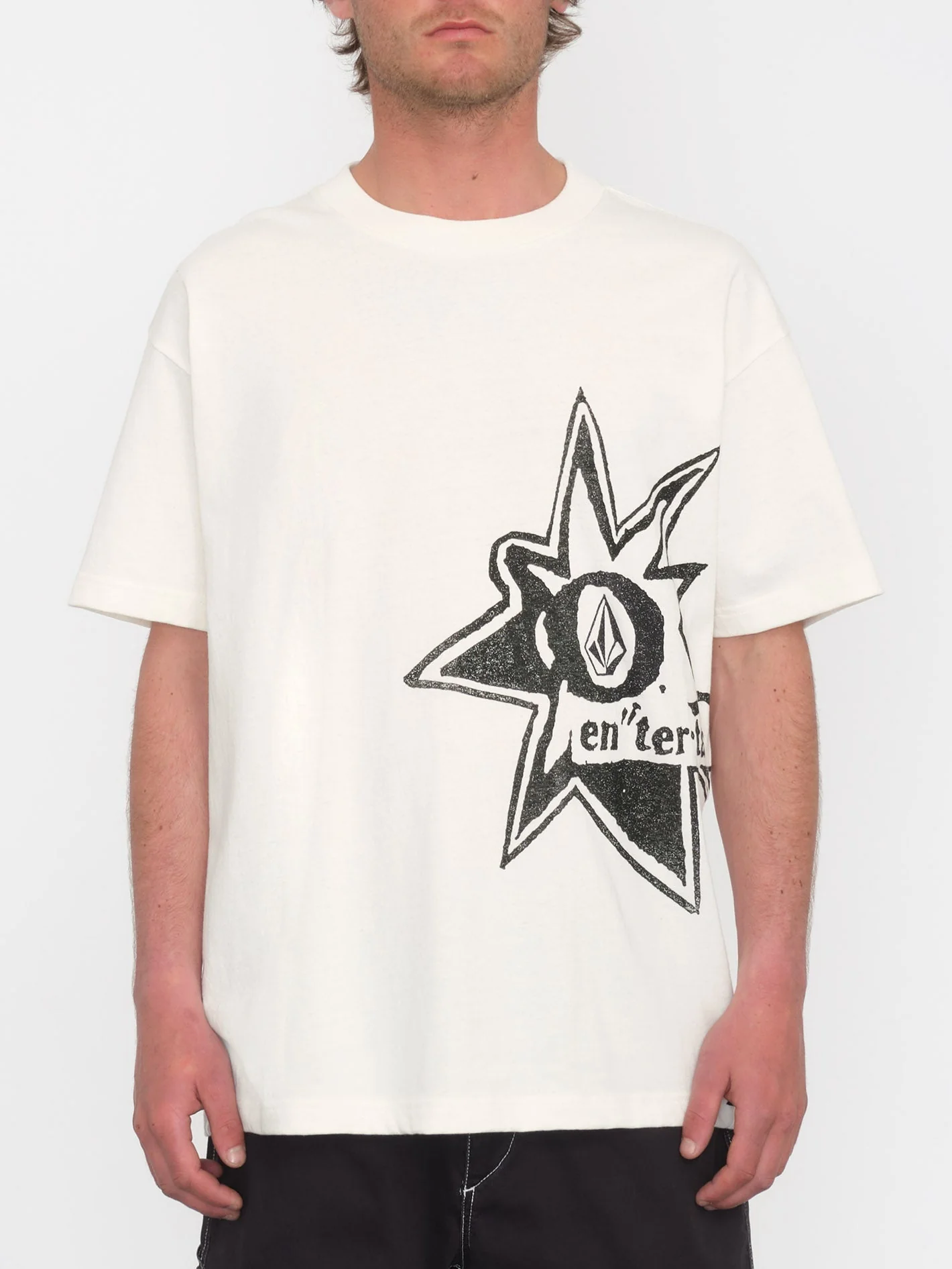 V Ent Stone Burst T-shirt - OFF WHITE - Image 3