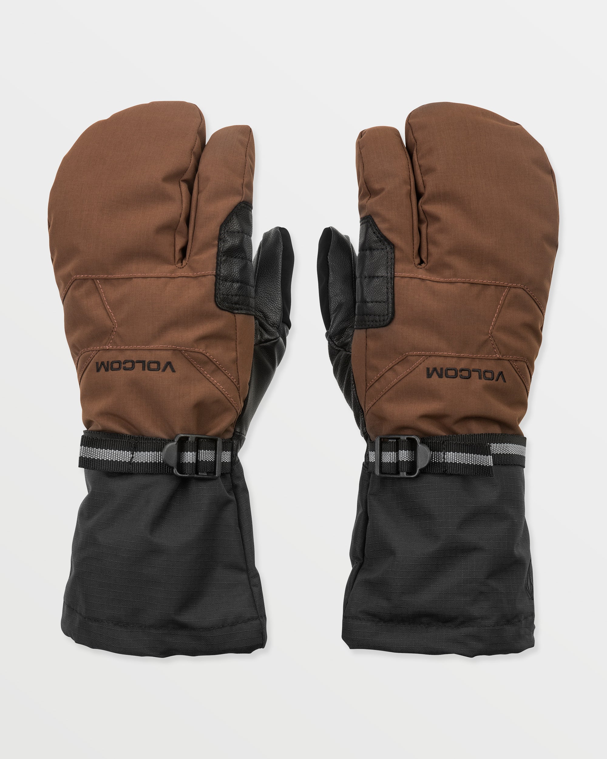 V.Snow Trigger Mittens - Brown