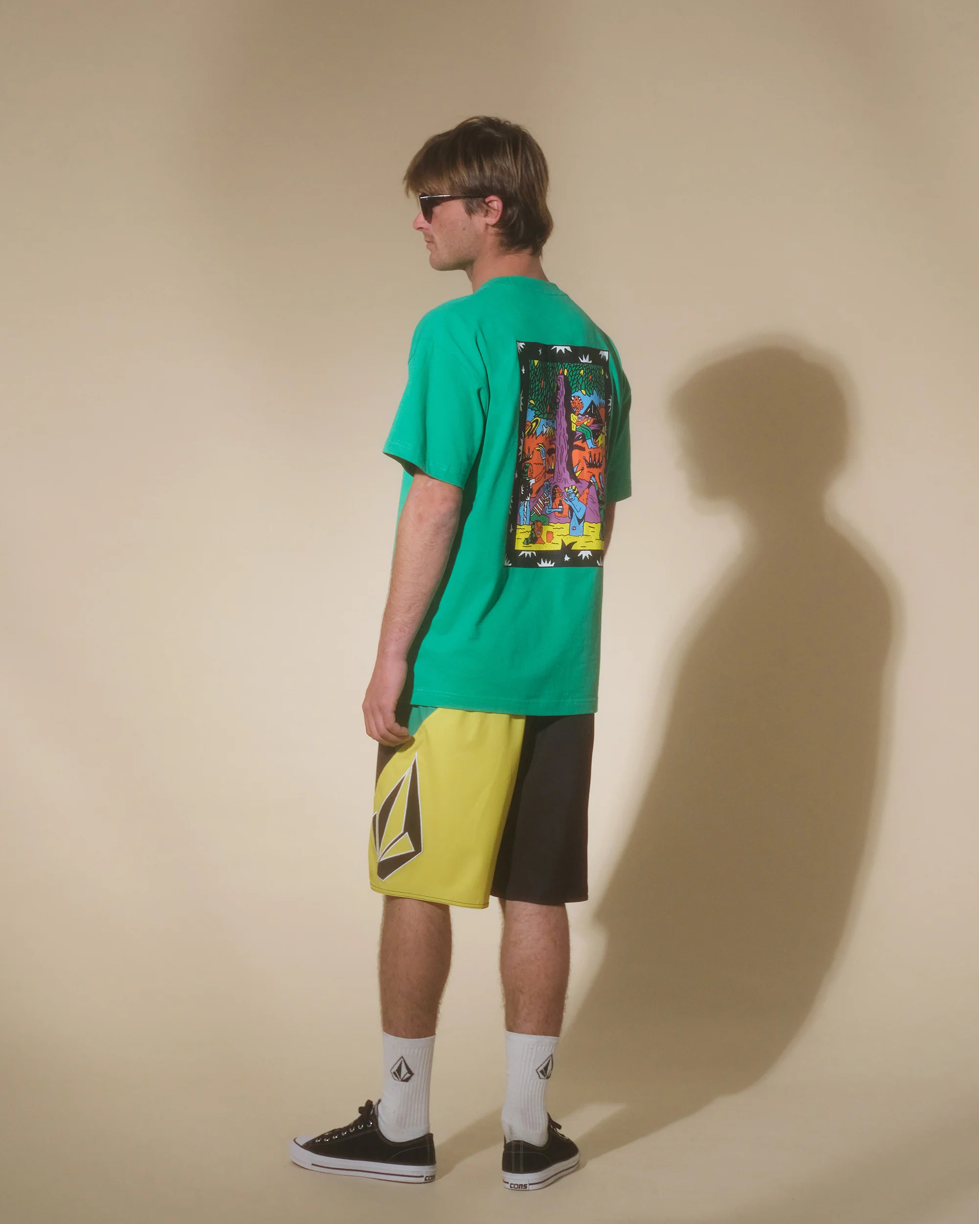 Vee Bee Mod 20" Boardshort - BLACK - Image 4