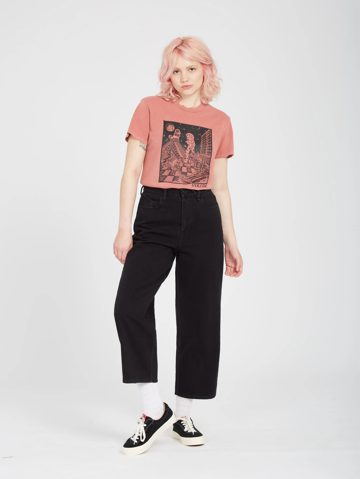Volchedelic T-shirt - ROSEWOOD - Image 3