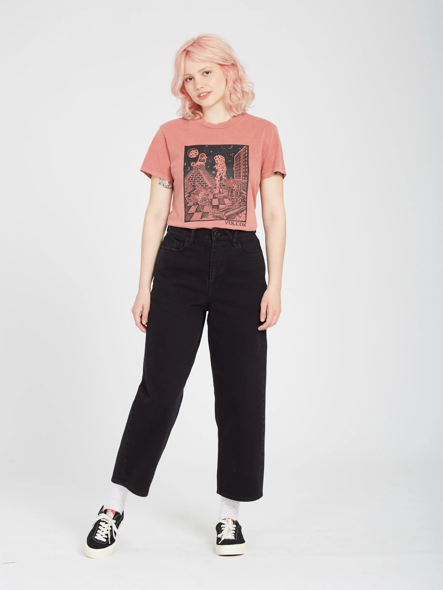 Volchedelic T-shirt - ROSEWOOD - Image 5