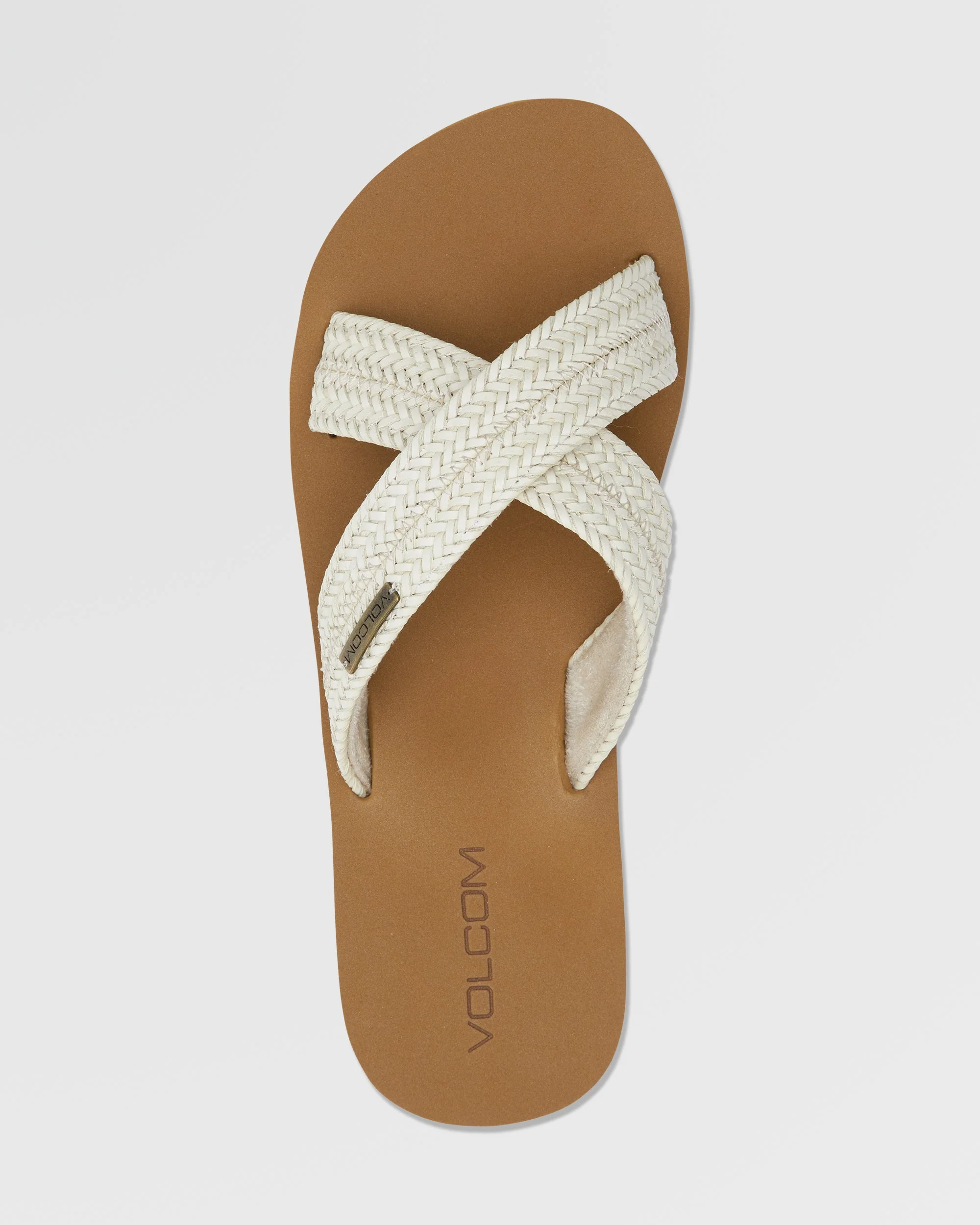 Volcom Double Cross Sandals - CREAM - Image 5