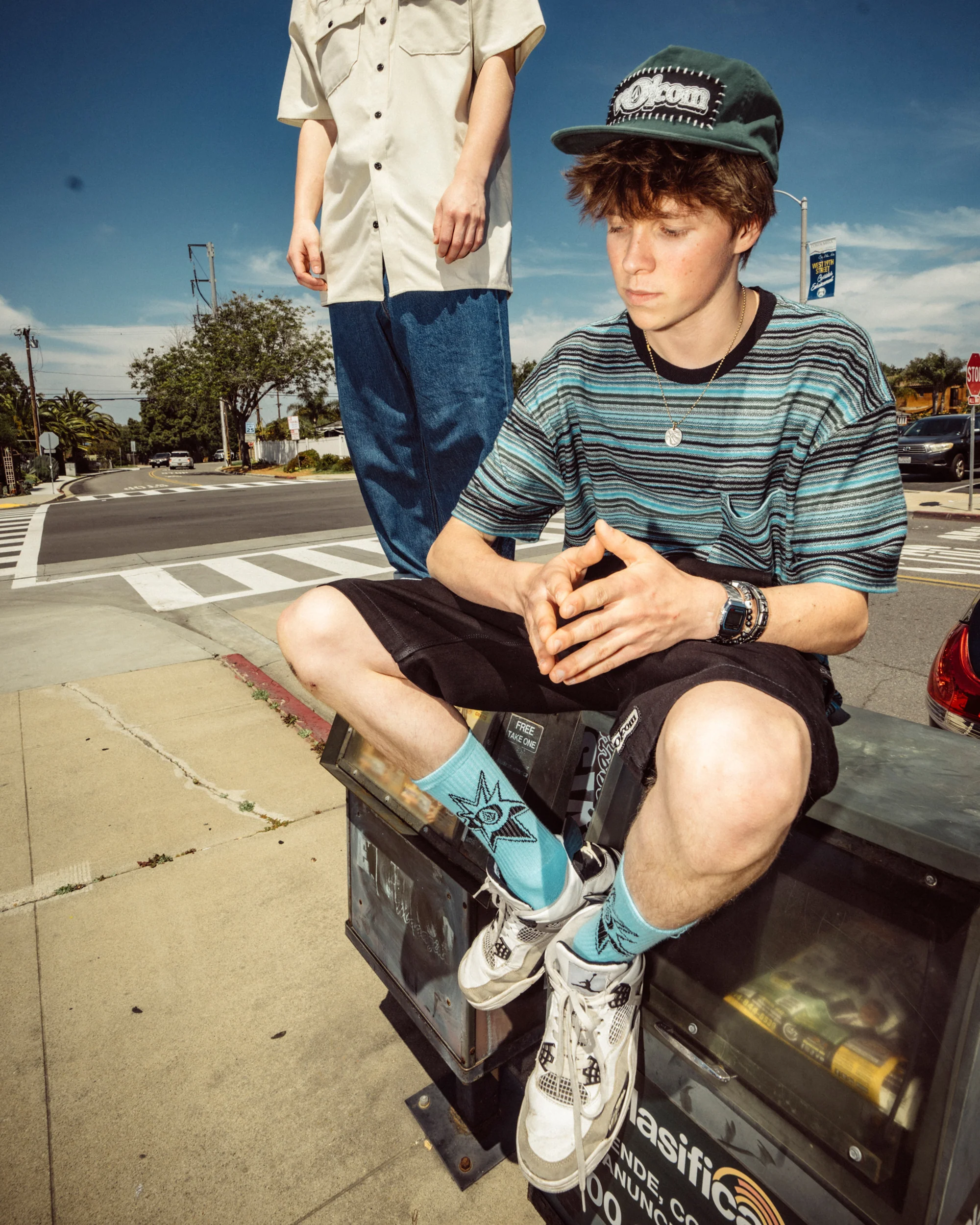Volcom Ent Socks - RESIN BLUE - Image 5