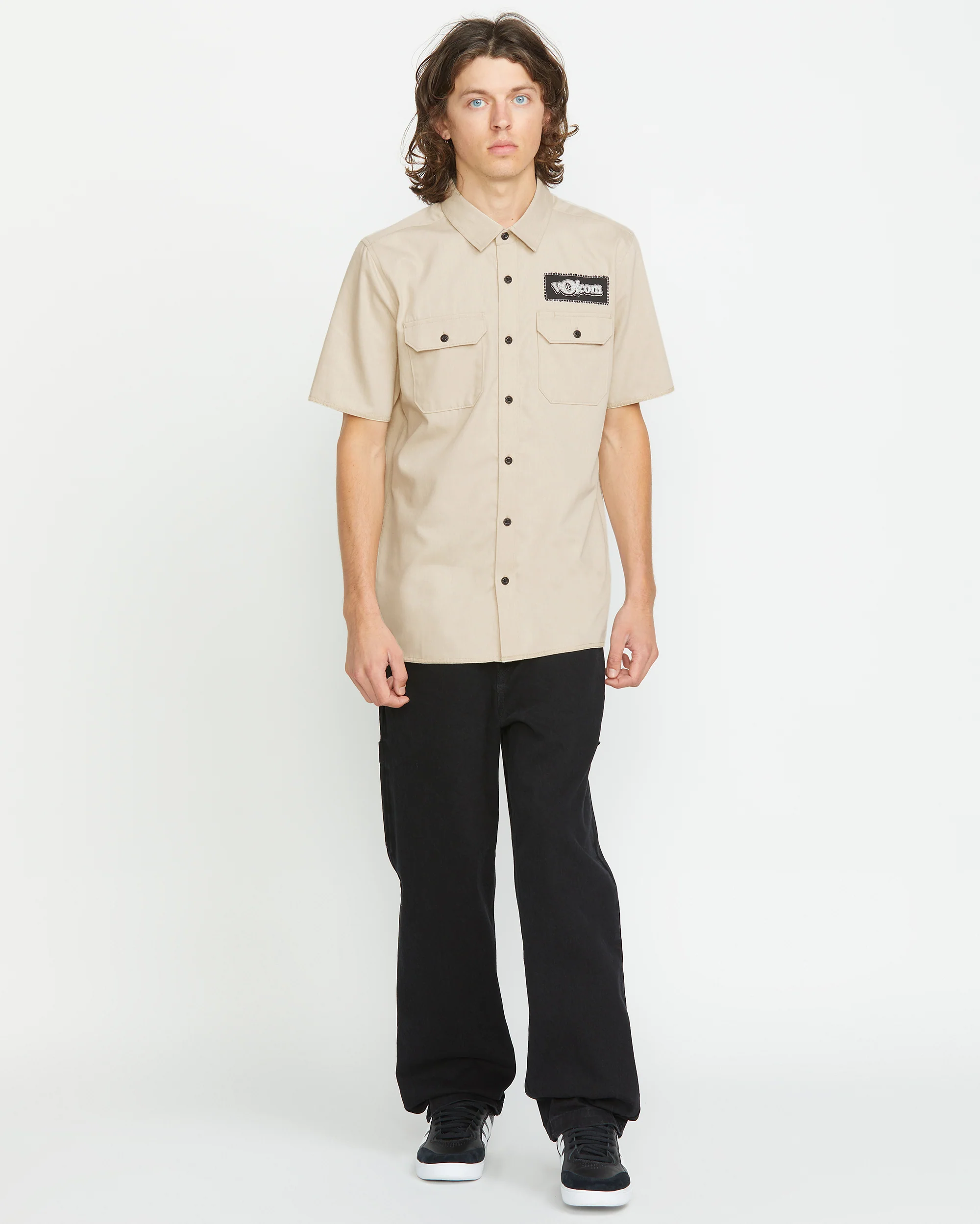 Volcom Ent Shirt - PALE KHAKI - Image 9