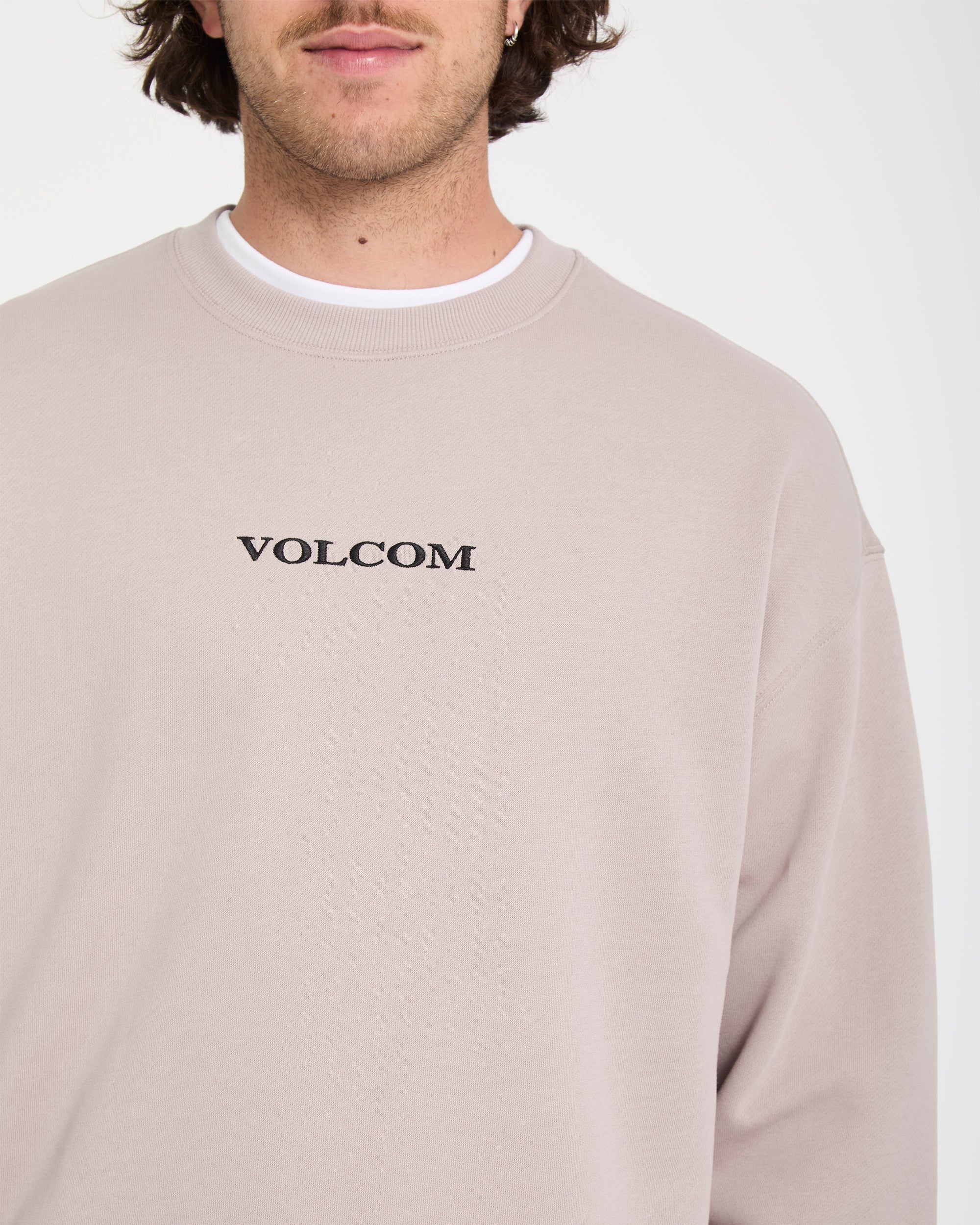Volcom Stone Sweatshirt - Bark Brown - Image 4