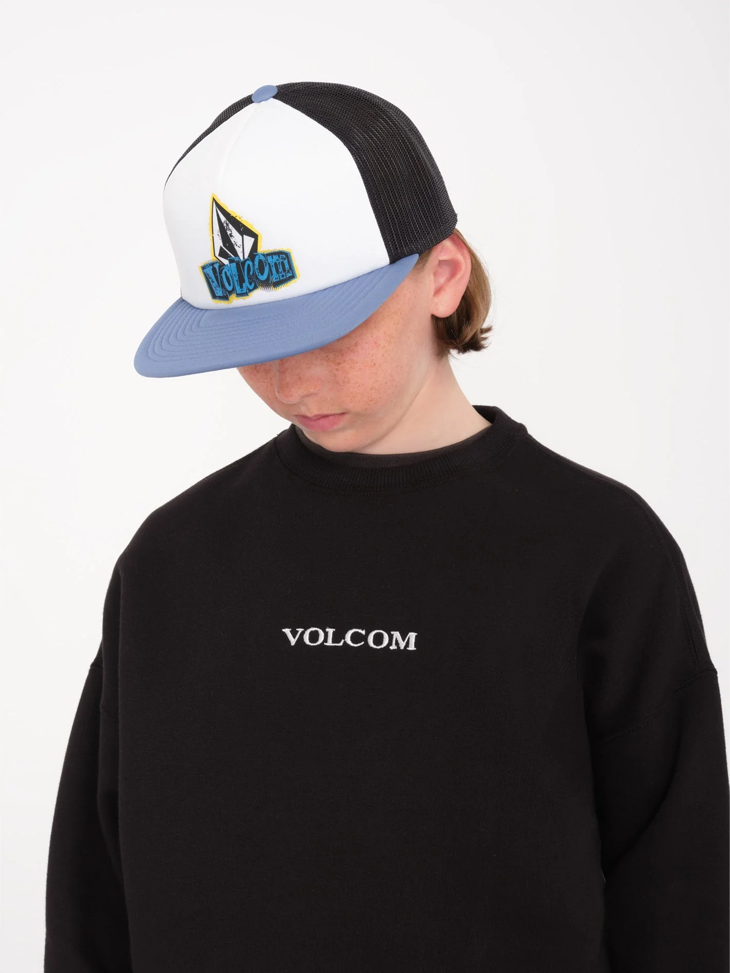 Volcom Stone Sweatshirt - BLACK - (KIDS) - Image 3