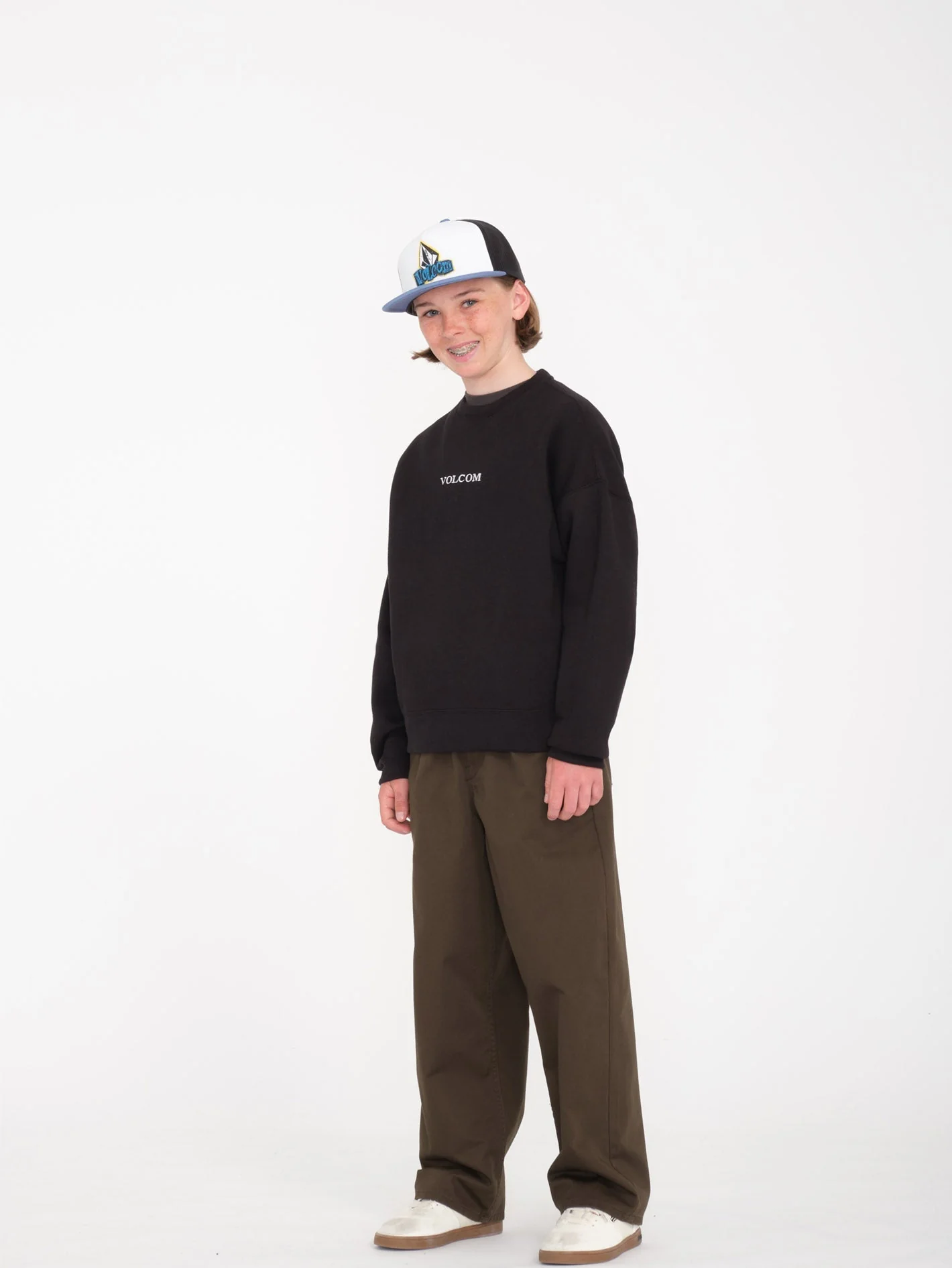 Volcom Stone Sweatshirt - BLACK - (KIDS) - Image 4