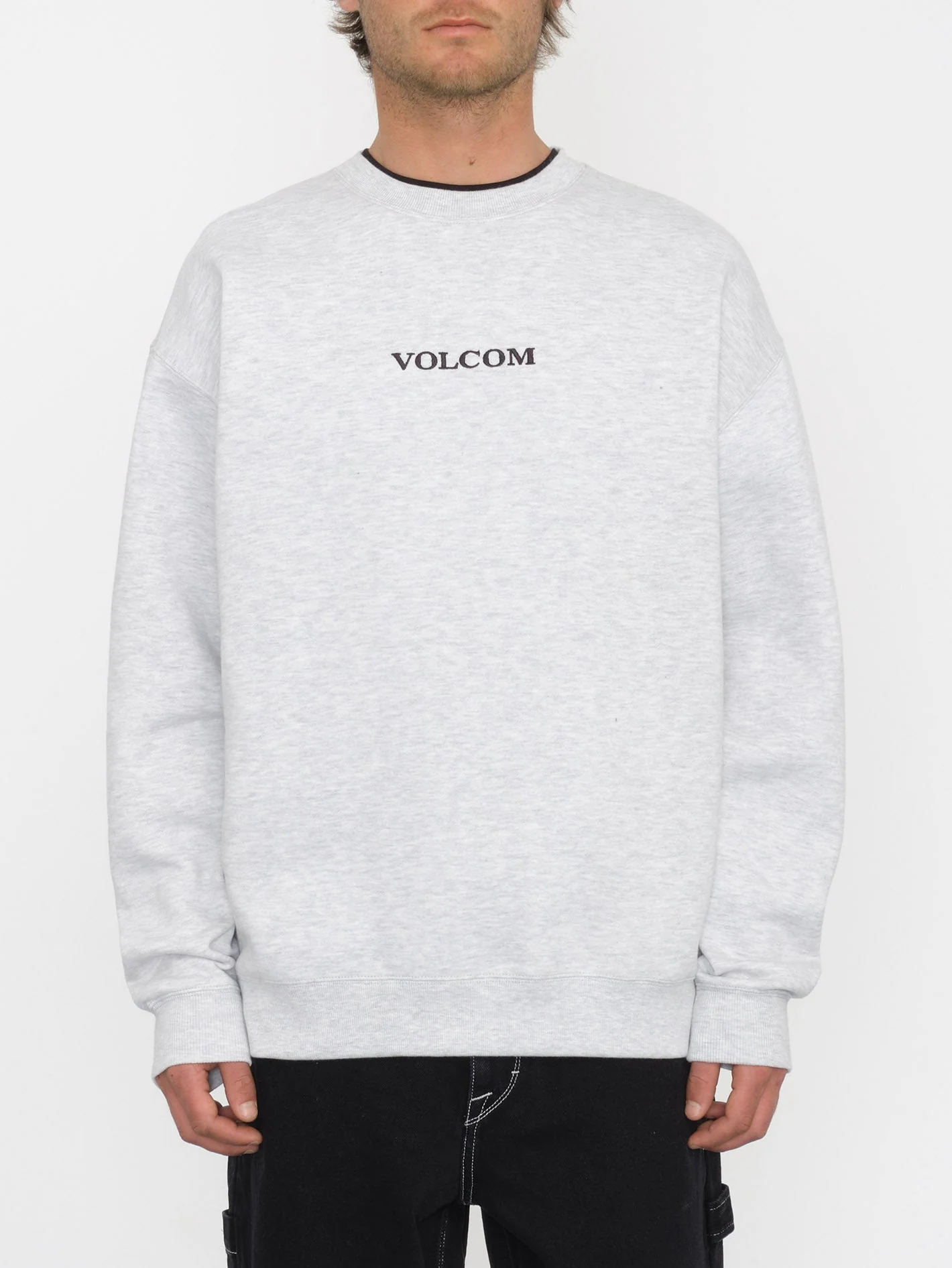 Volcom Stone Sweatshirt - BONE HEATHER