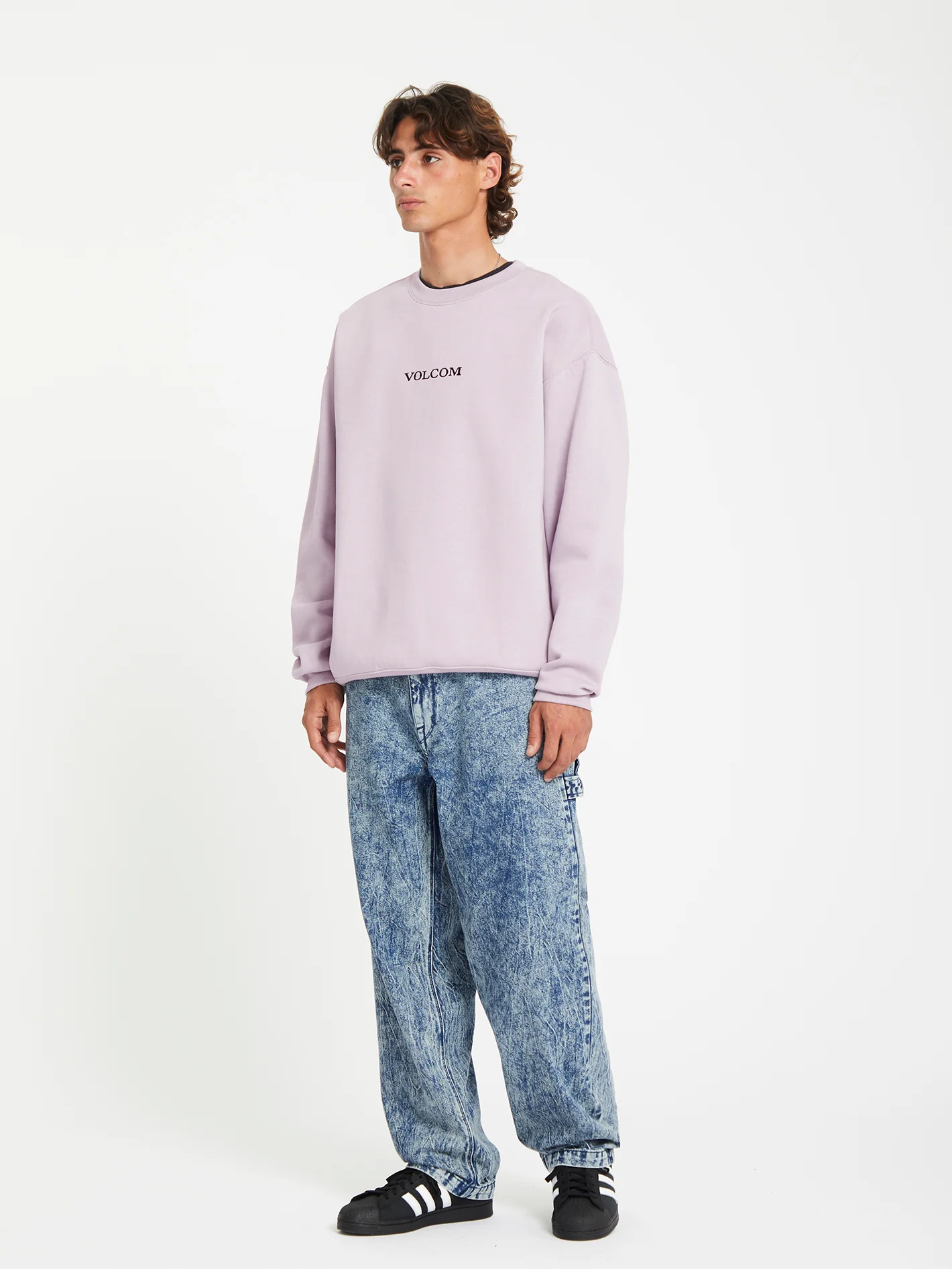 Volcom Stone Sweatshirt - Light Purple - Image 2