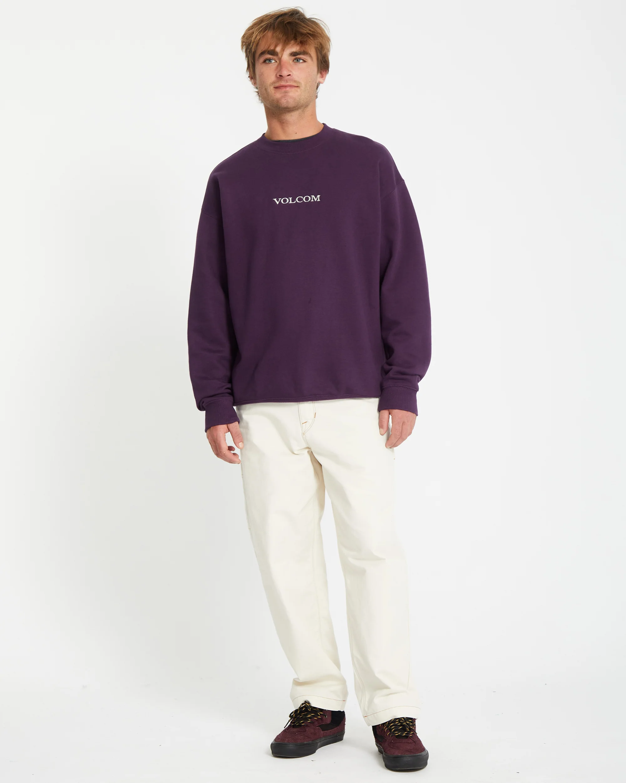 Volcom Stone Sweatshirt - GRAPE ROYALE - Image 4