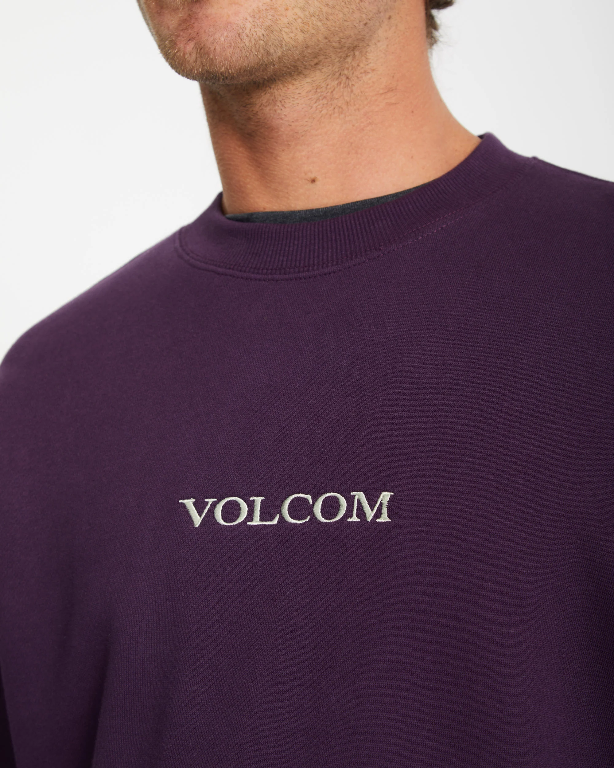 Volcom Stone Sweatshirt - GRAPE ROYALE - Image 5
