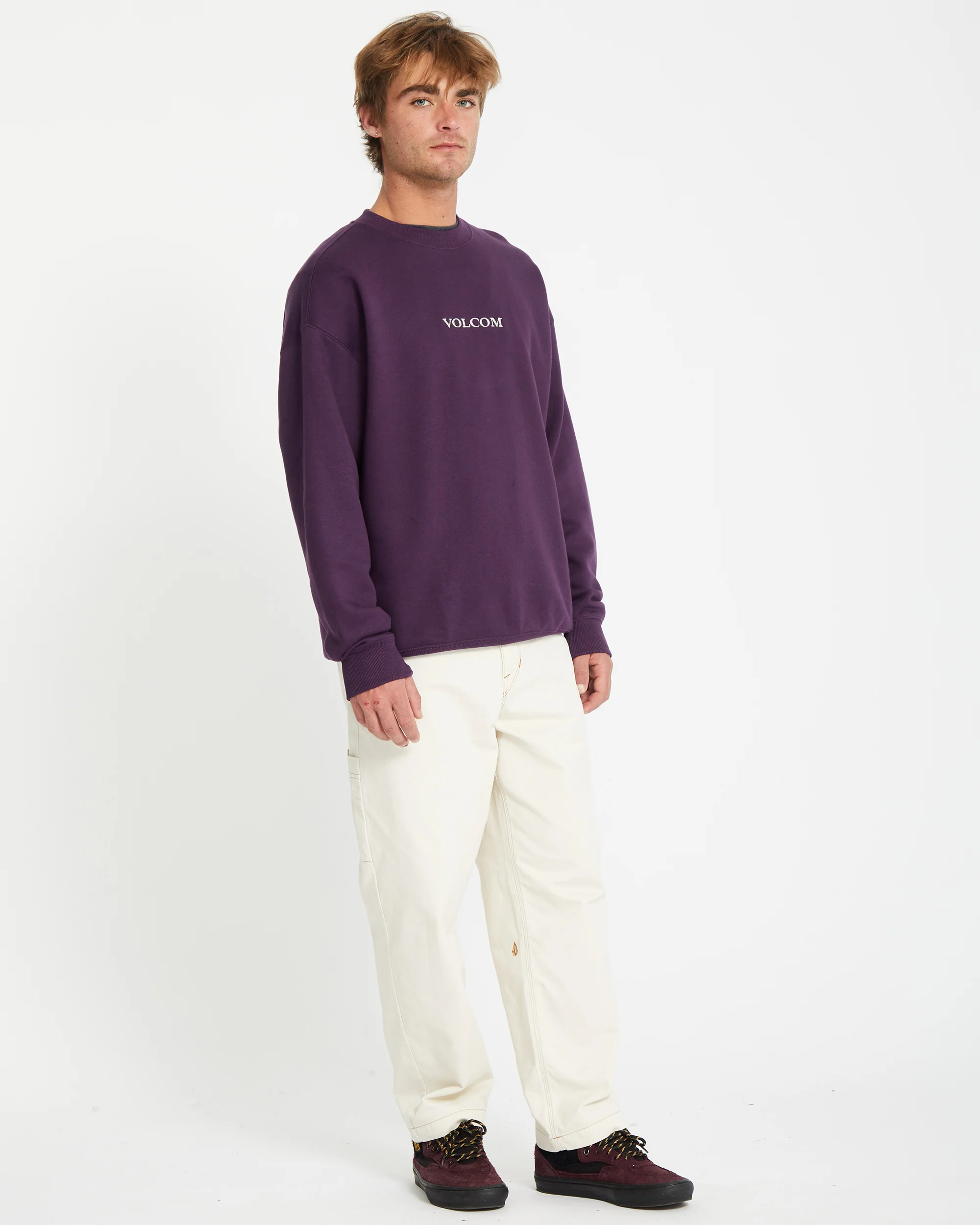 Volcom Stone Sweatshirt - GRAPE ROYALE - Image 6