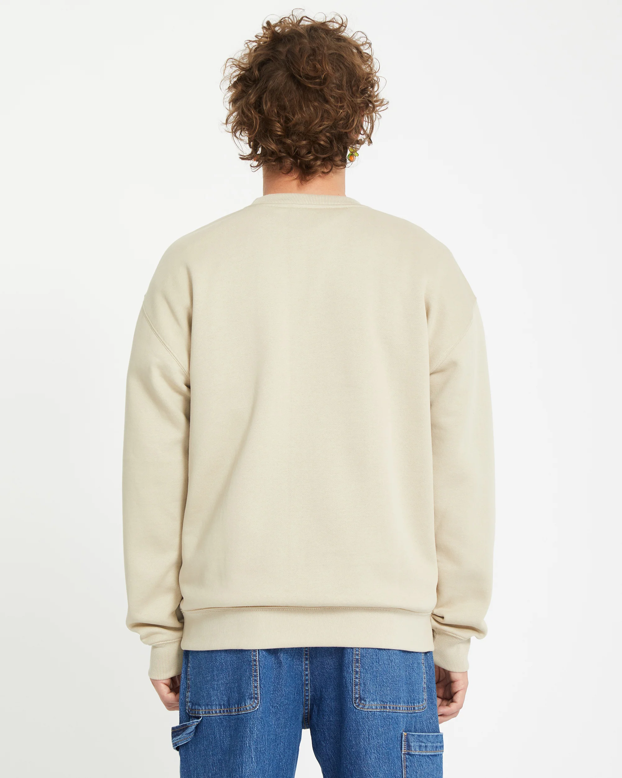 Volcom Stone Sweatshirt - LIGHT KHAKI - Image 2