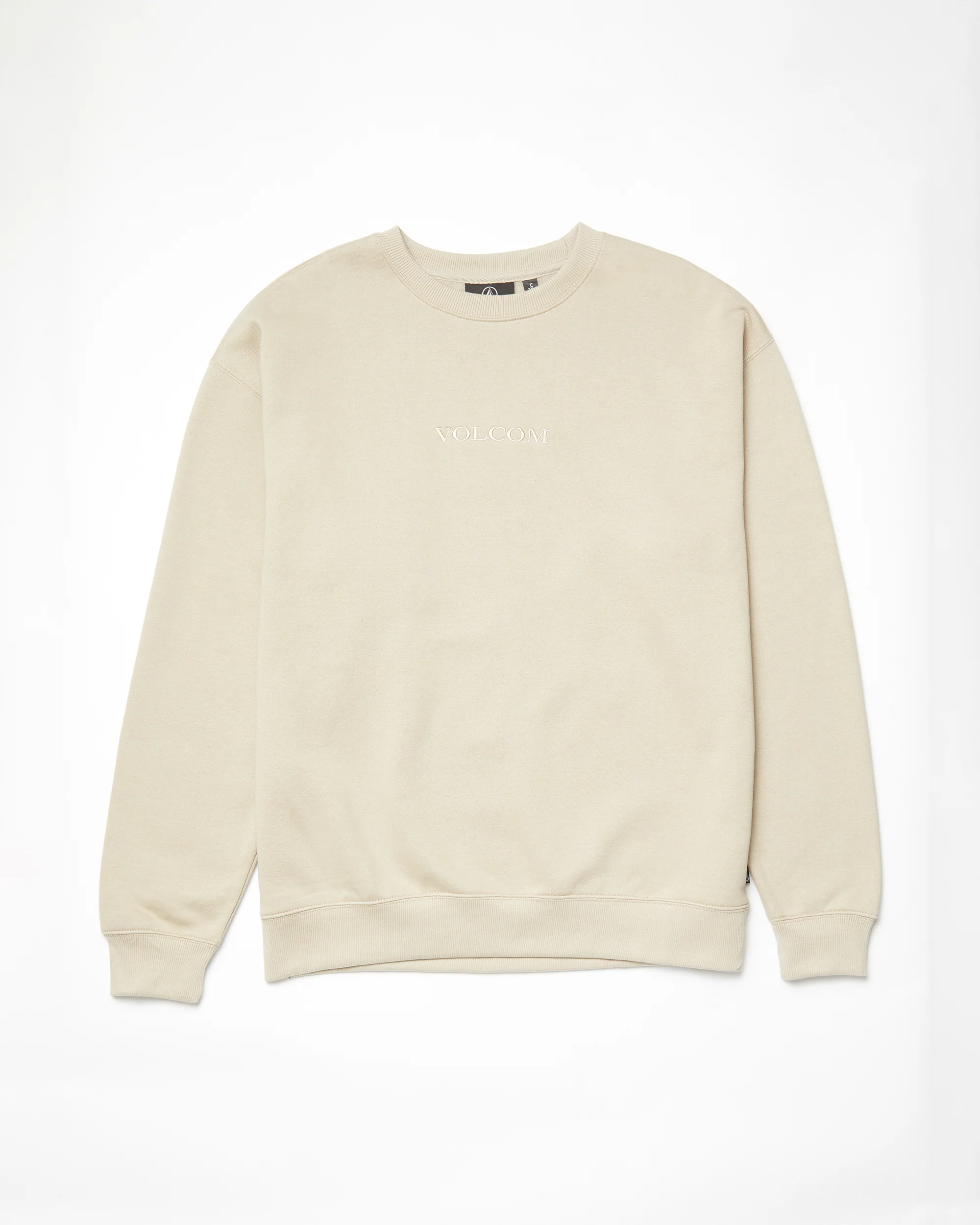 Volcom Stone Sweatshirt - LIGHT KHAKI - Image 7