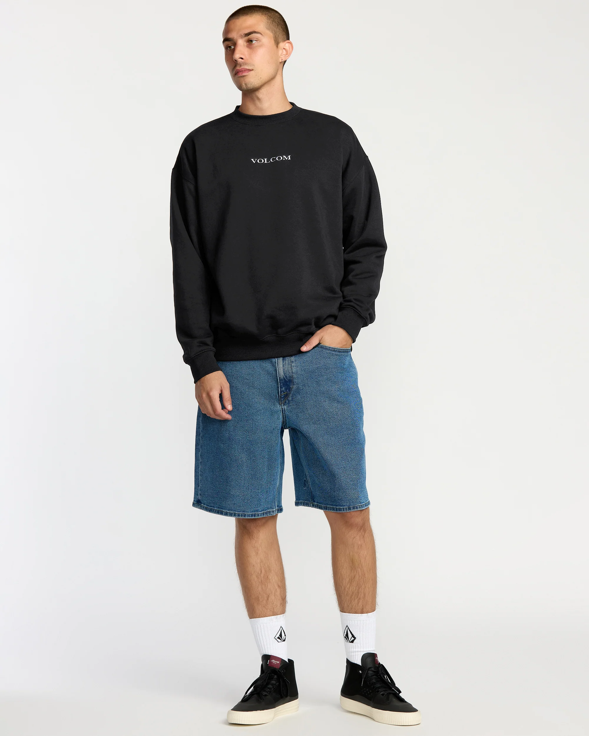 Volcom Stone Sweatshirt - Black - Image 4