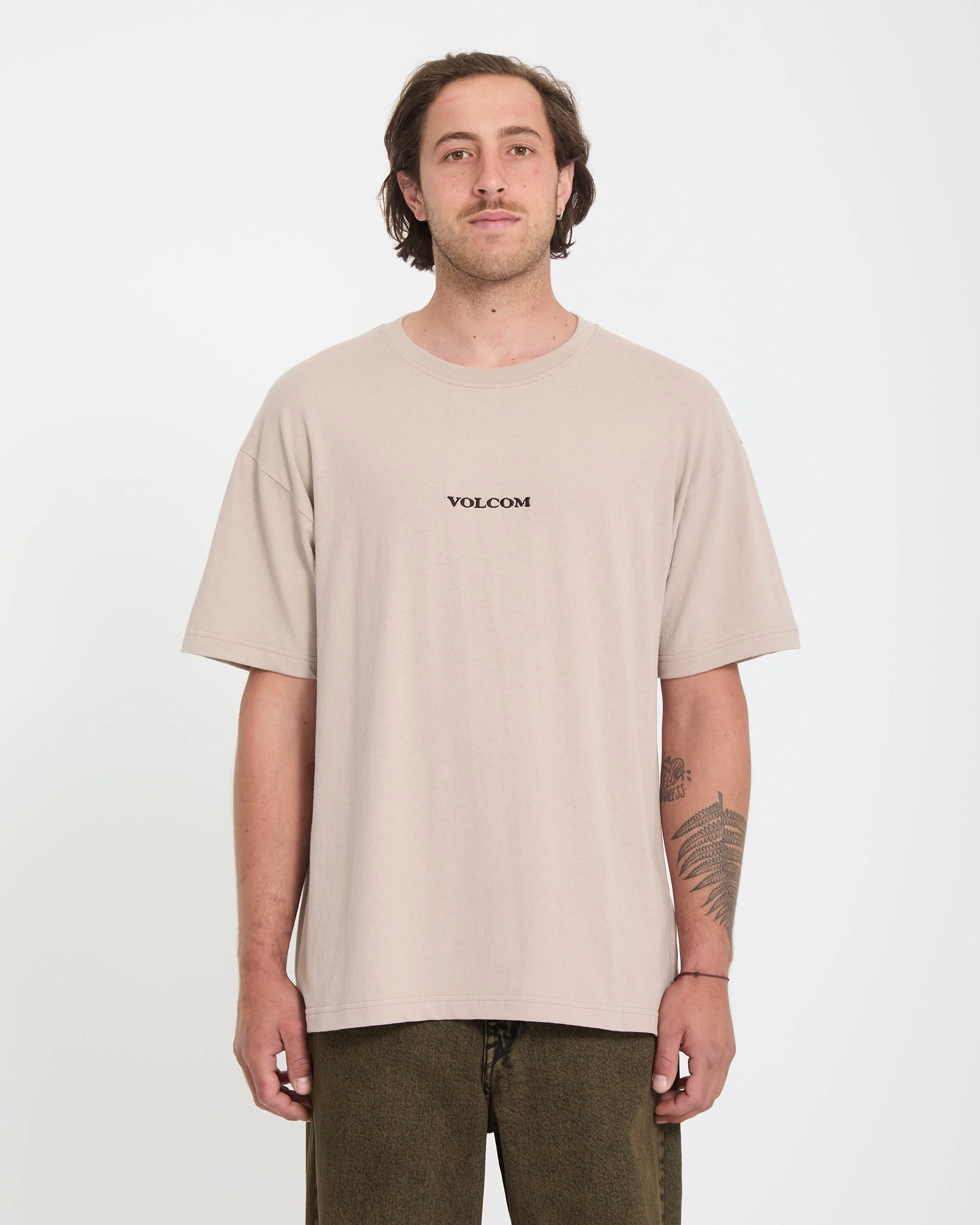 Volcom Stone T-shirt - Bark Brown - Image 2