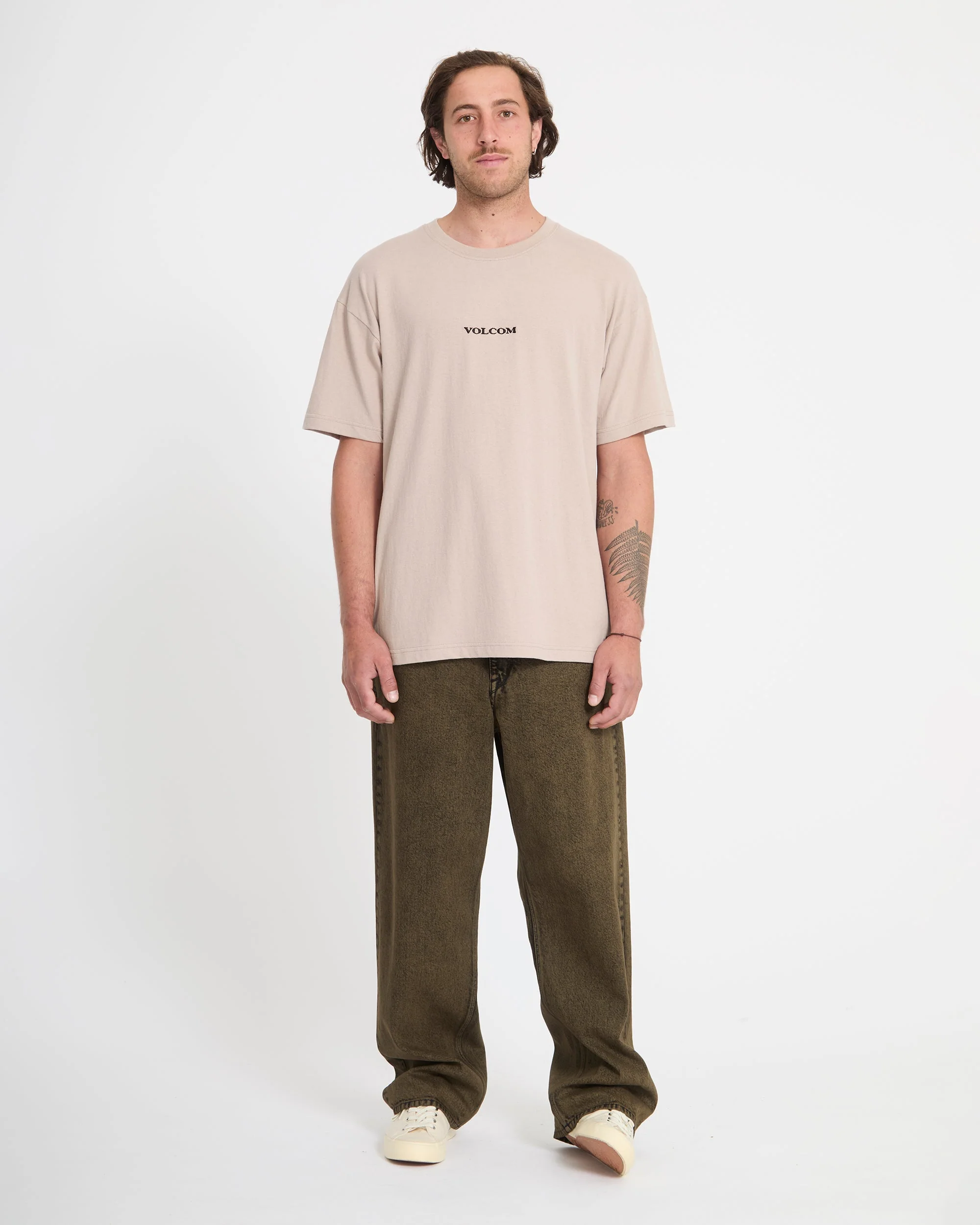 Volcom Stone T-shirt - Bark Brown - Image 6