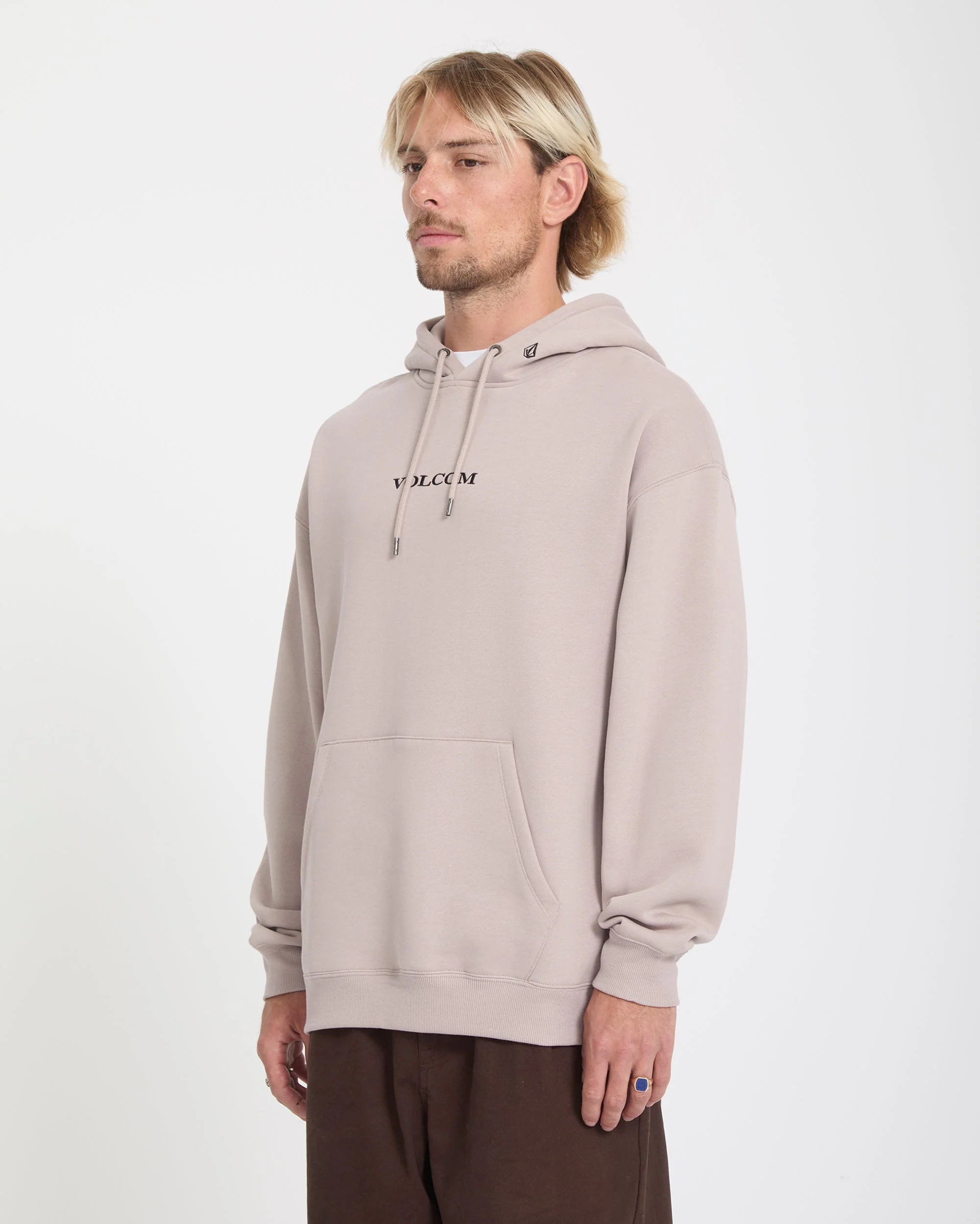 Volcom Stone Hoodie - Bark Brown - Image 3